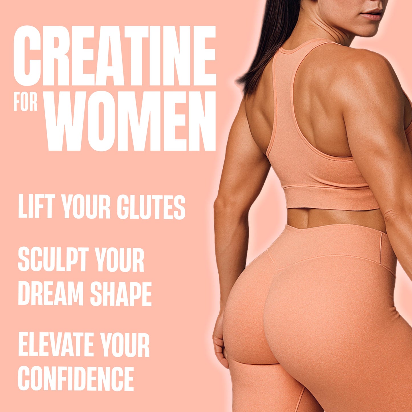 Nutrex Research Creatine for Women Booty & Beauty – Peach Mango Powder 13 oz
