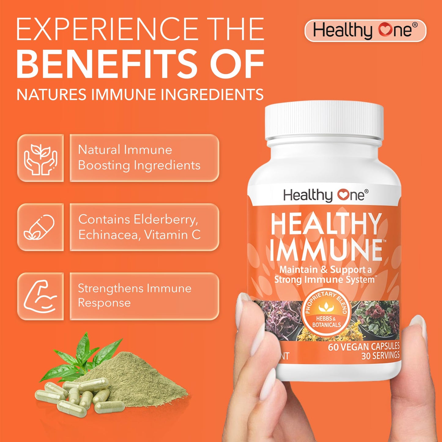 Healthy One Healthy Immune 10 in 1 Formula Capsule 120 Count