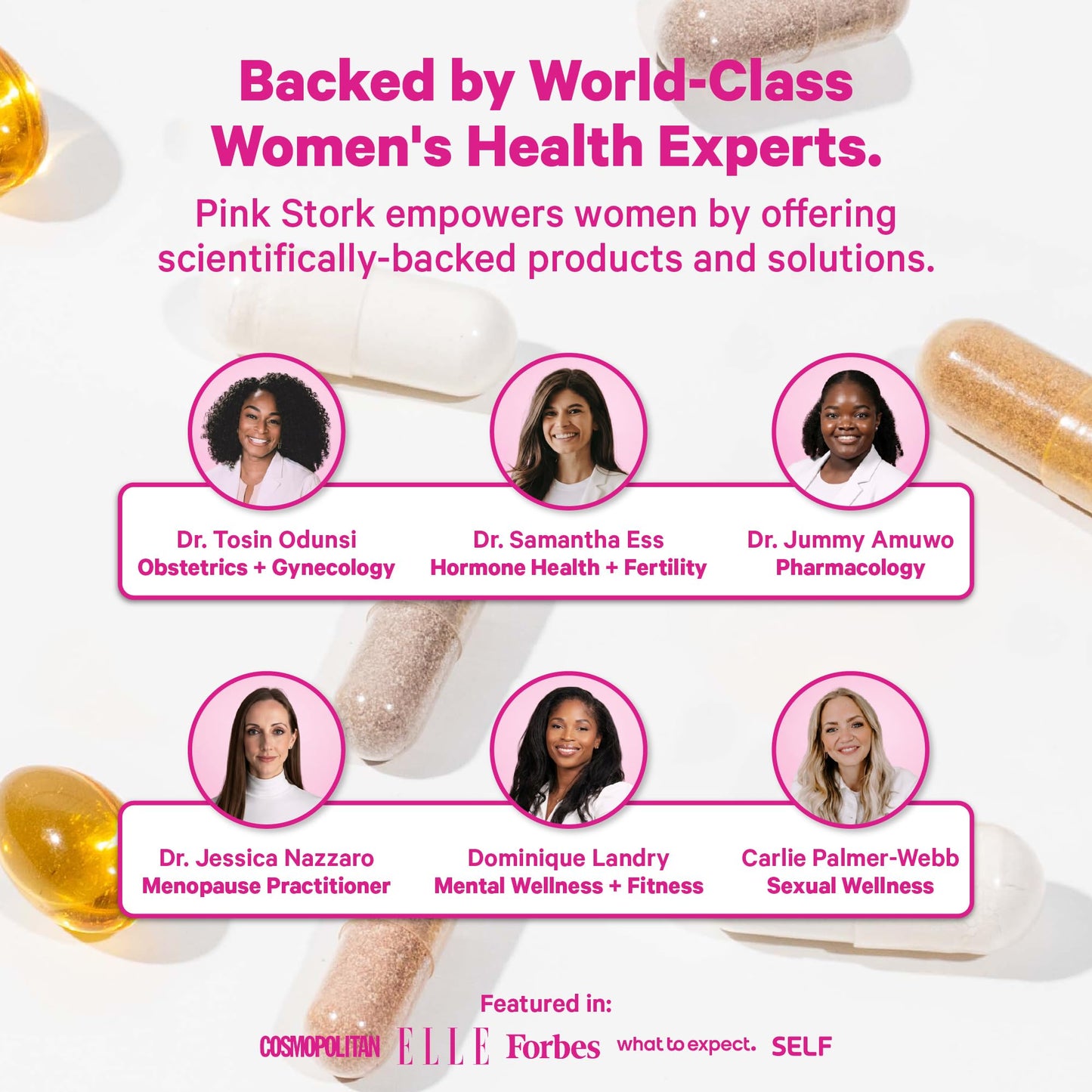 Pink Stork Magnesium Complex for Women, 60 Capsules