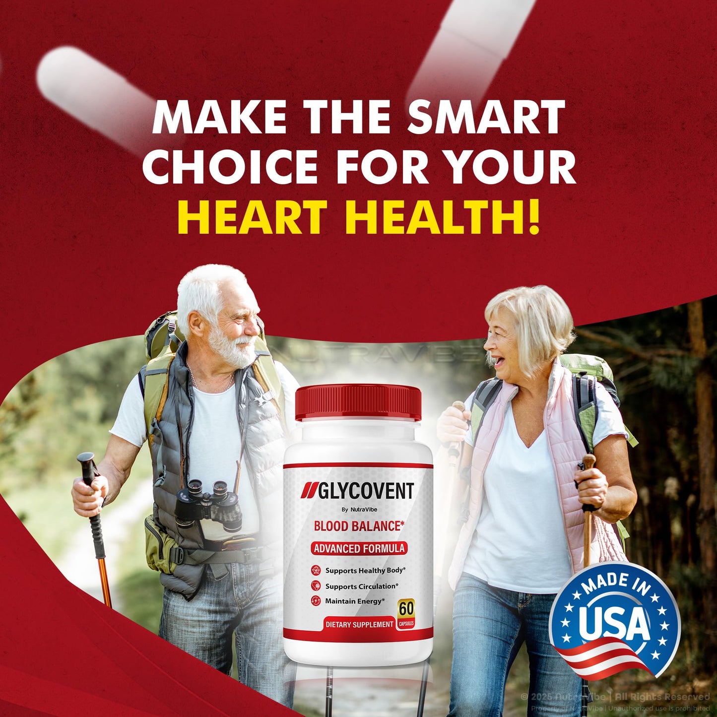 NutraVibe GlycoVent Blood Balance Capsule, 120 Capsules