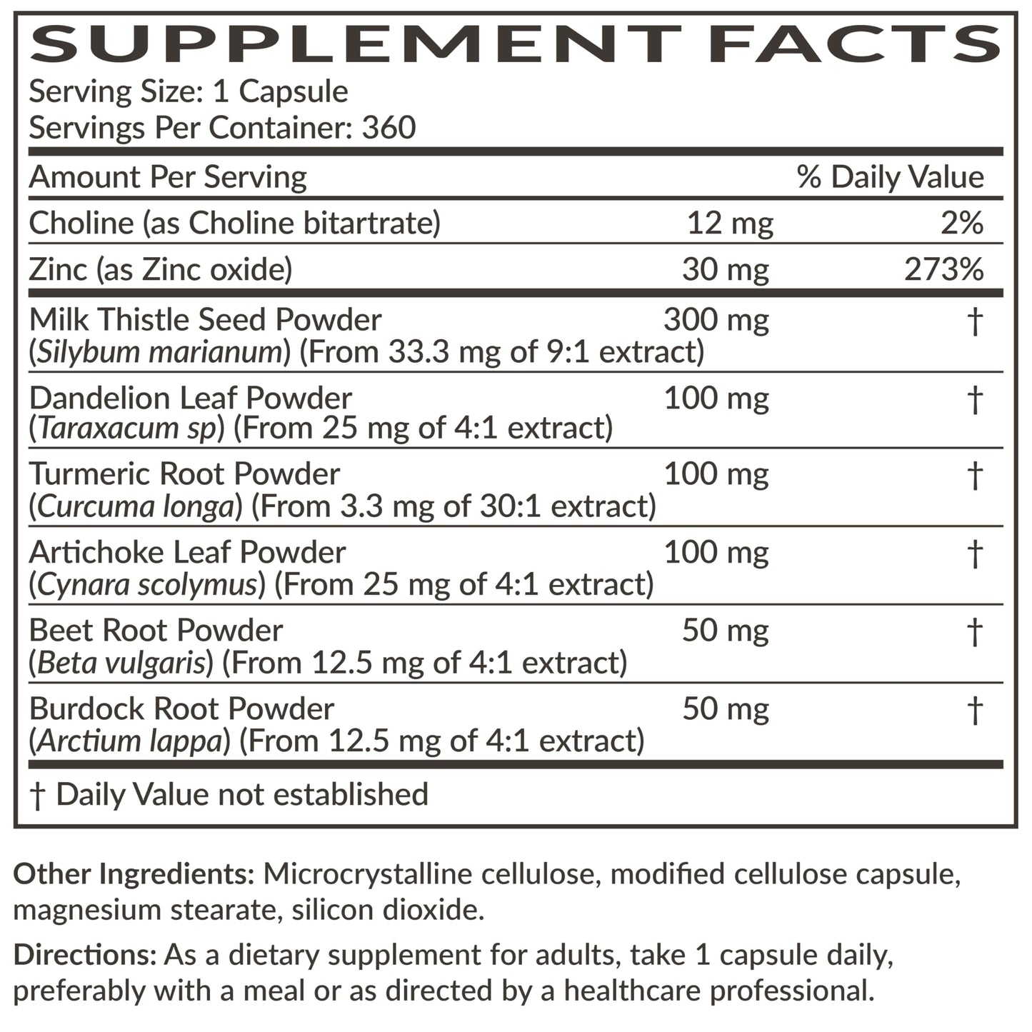 Futurebiotics Liver Detox Advanced Detox & Cleanse Formula Capsules, 360 Capsules
