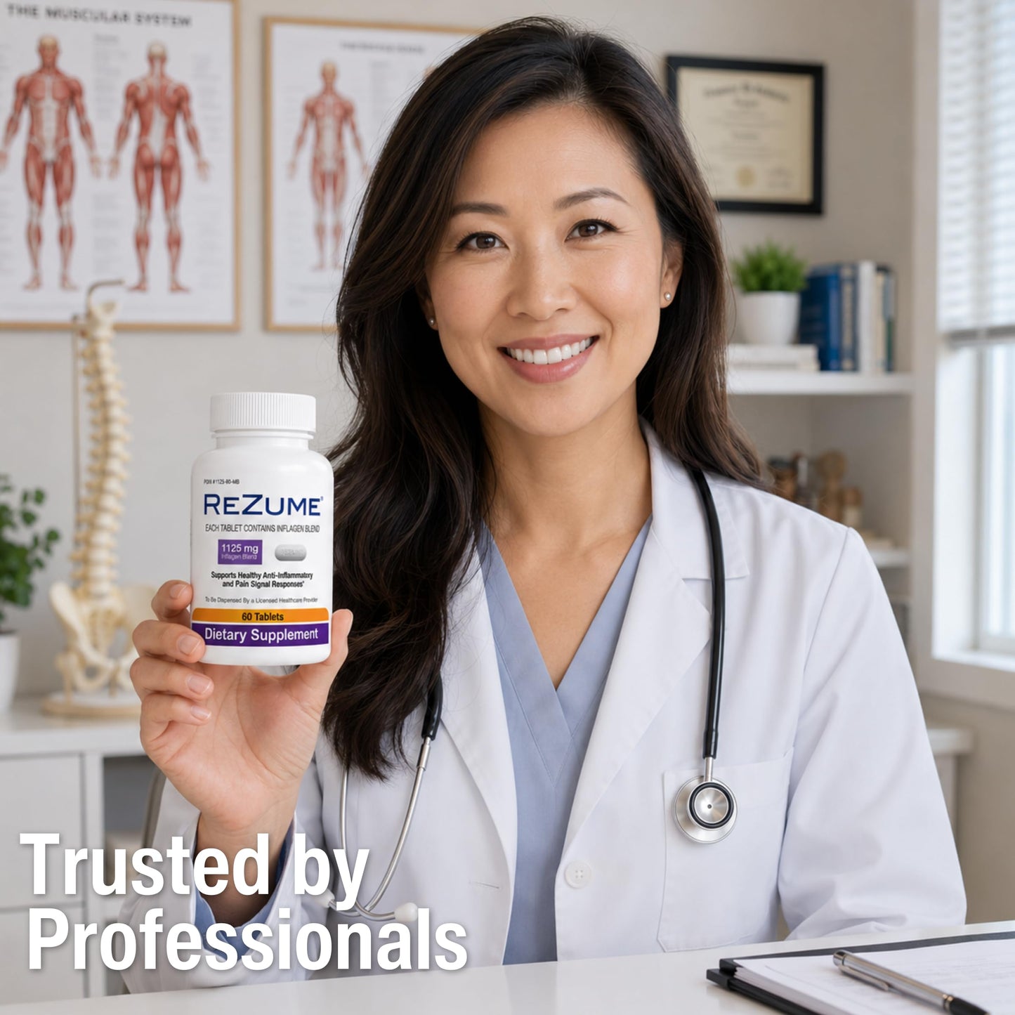 CryoDerm REZUME Full Spectrum Inflagan Blend Formula 60 Tablets