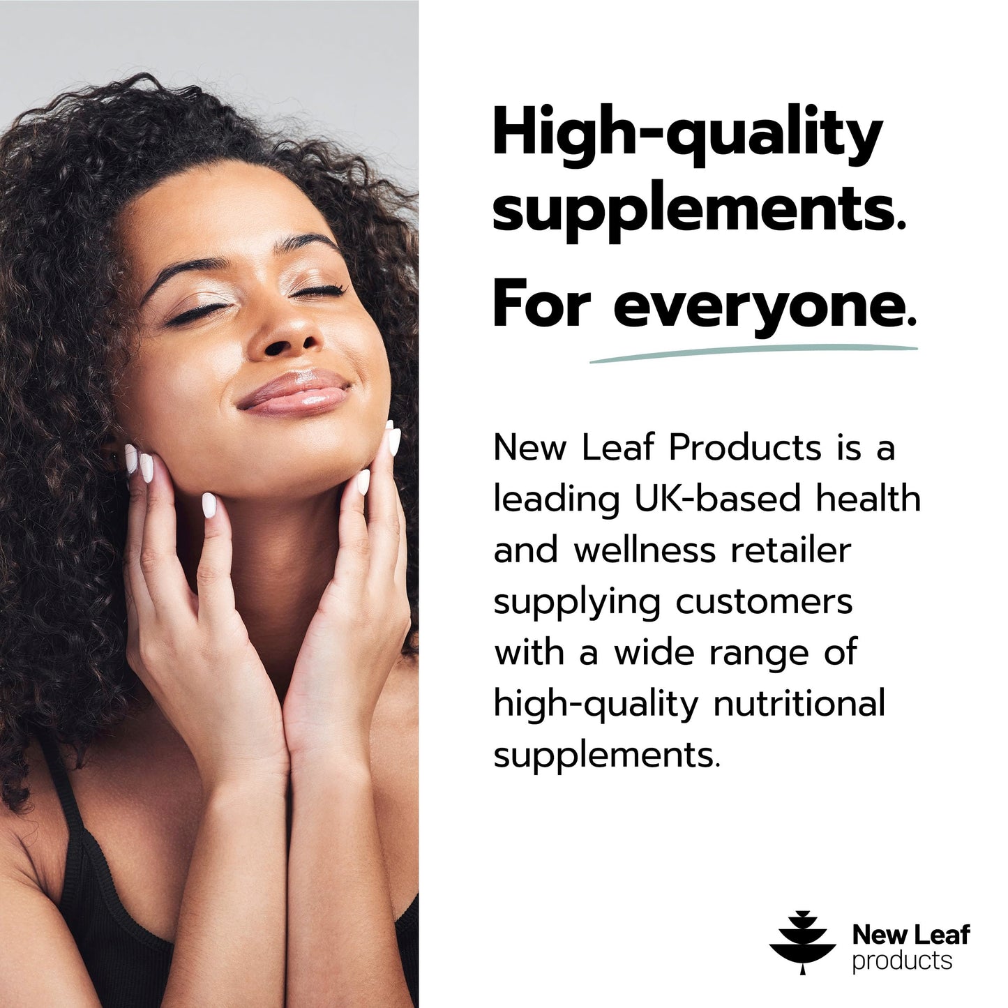 New Leaf Products Pure Marine Collagen Supplements for Women & Men - with Hyaluronic Acid, Vitamin C & Biotin - Collagen Peptides Hydrolyzed Collagen for Hair Skin & Nails, 60 Capsules
