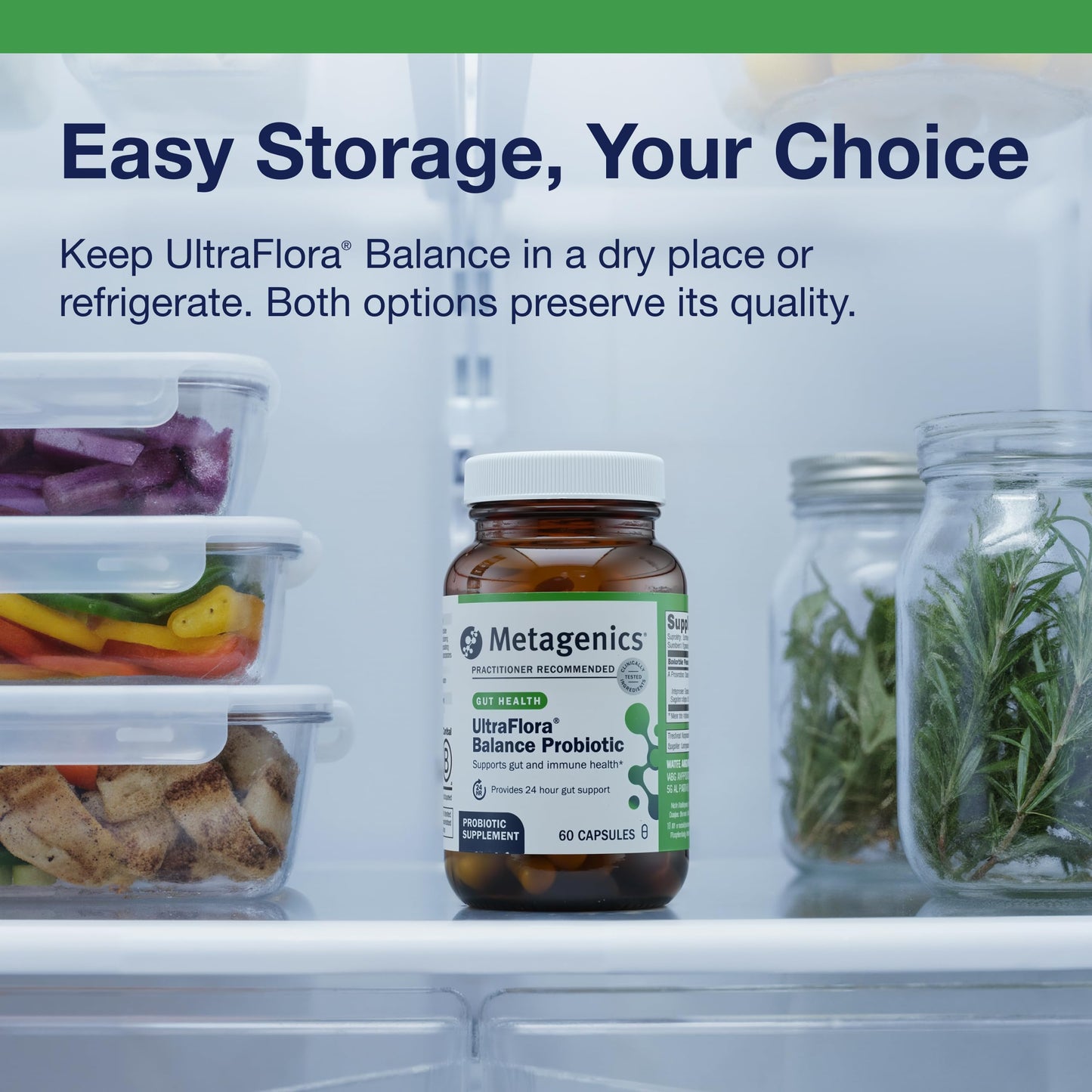 Metagenics UltraFlora Balance Probiotic Capsule 60 Count