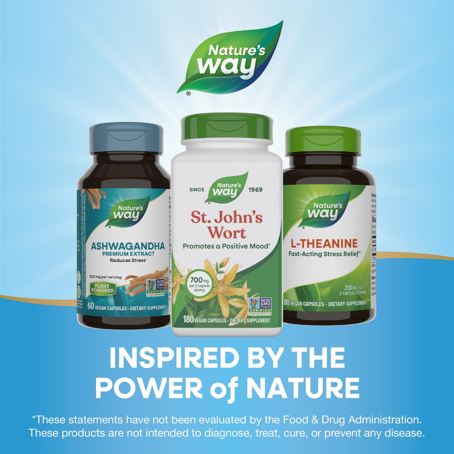 Nature's Way St. John's Wort Herb, Promotes a Positive Outlook*, 700 mg per 2-Capsule Serving, Non-GMO Project Verified, Vegan, 360 Capsules