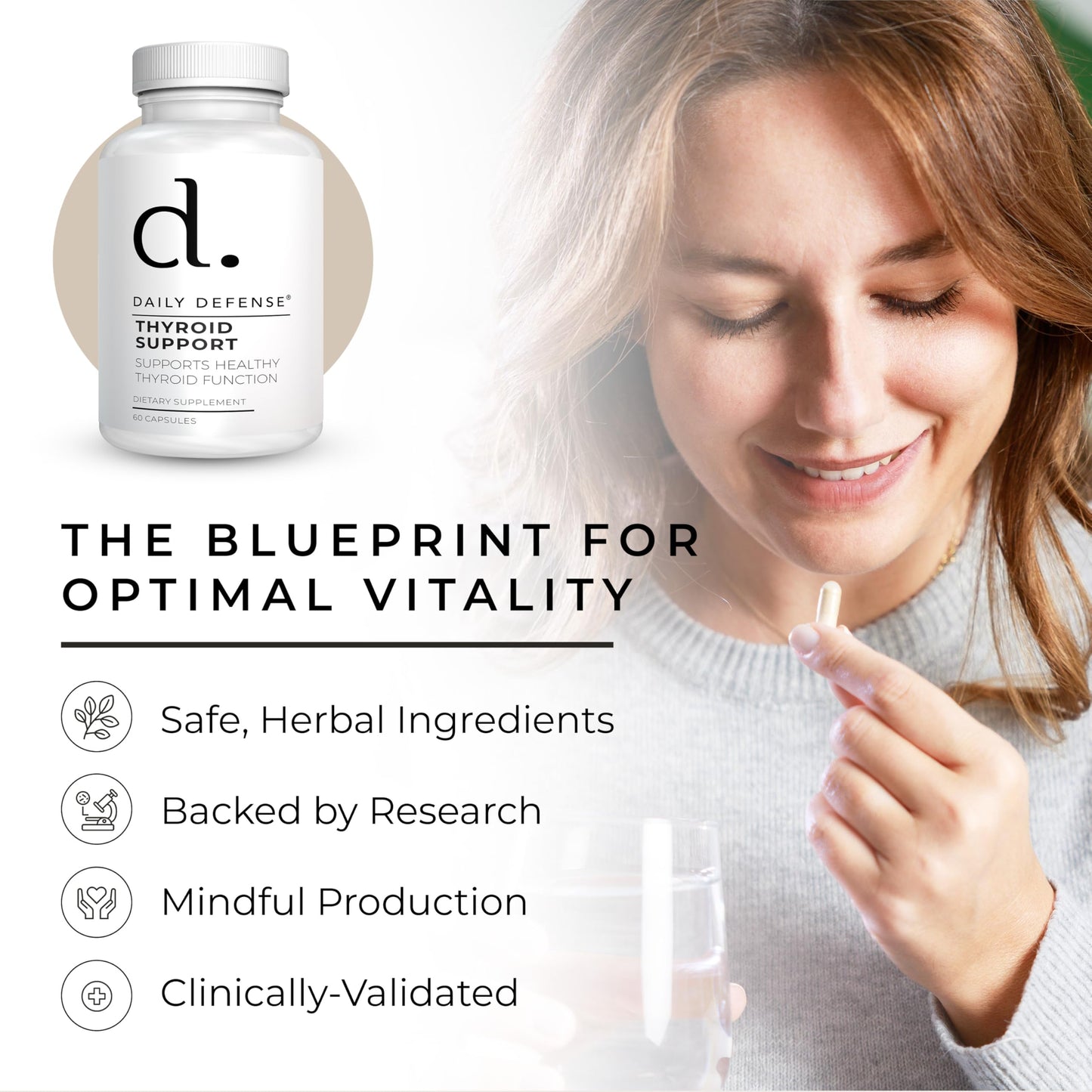 Daily Defense Thyroid Defense Capsule 60 Count