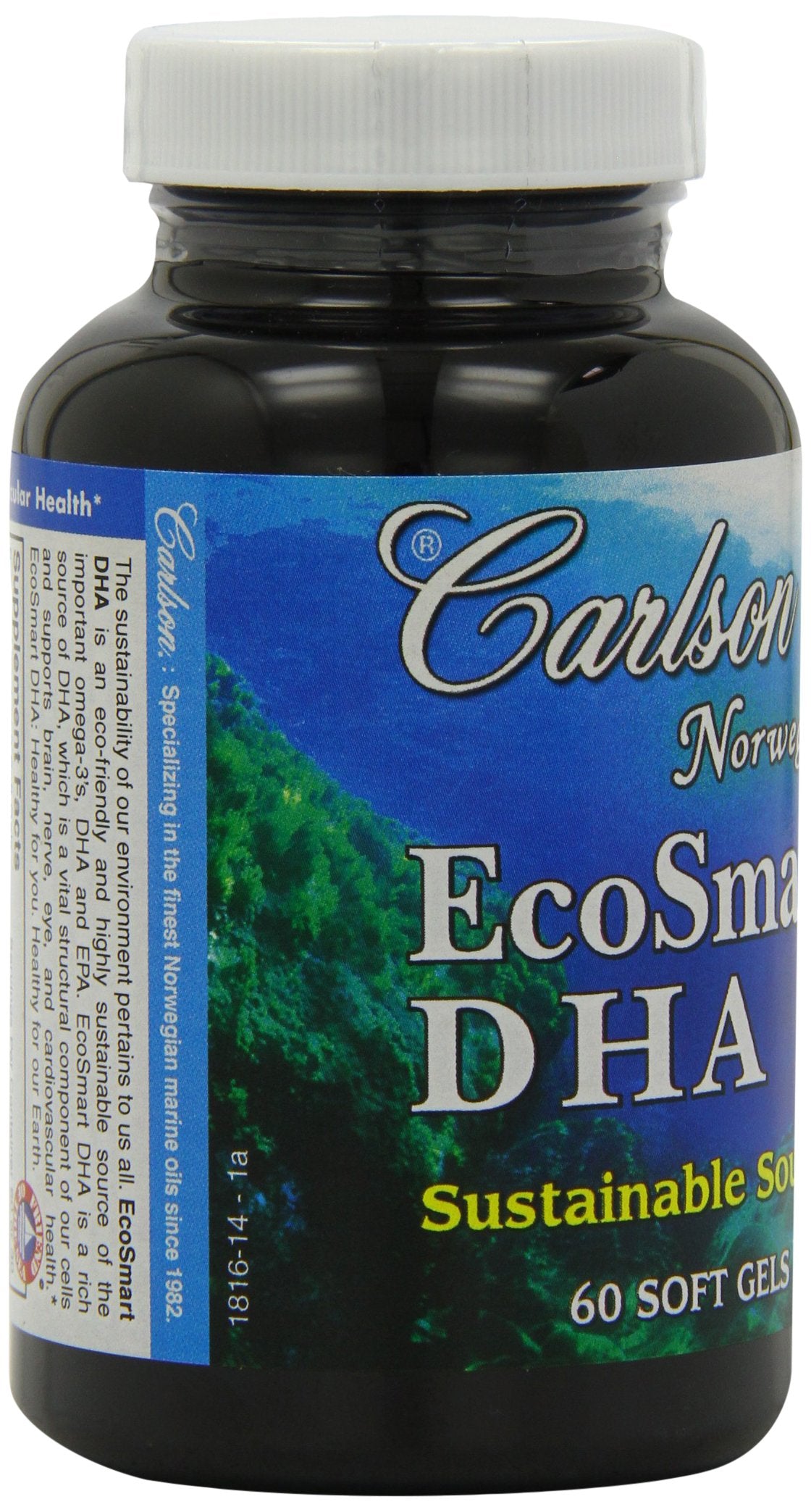 Carlson Ecosmart DHA 500 Mg Mineral Supplement Softgels, 80 Count