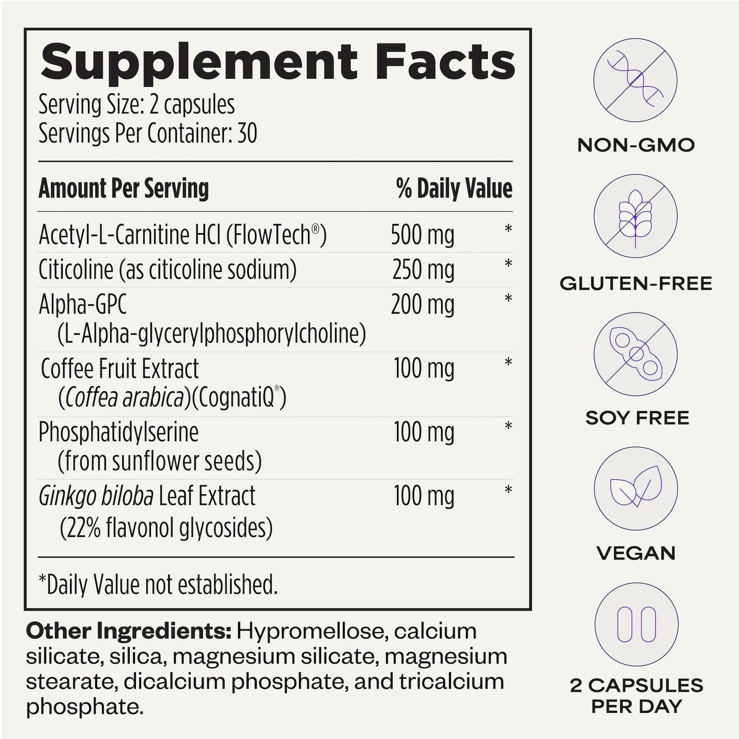 Suppgrade Labs Brain 101 Capsule, 60 Count