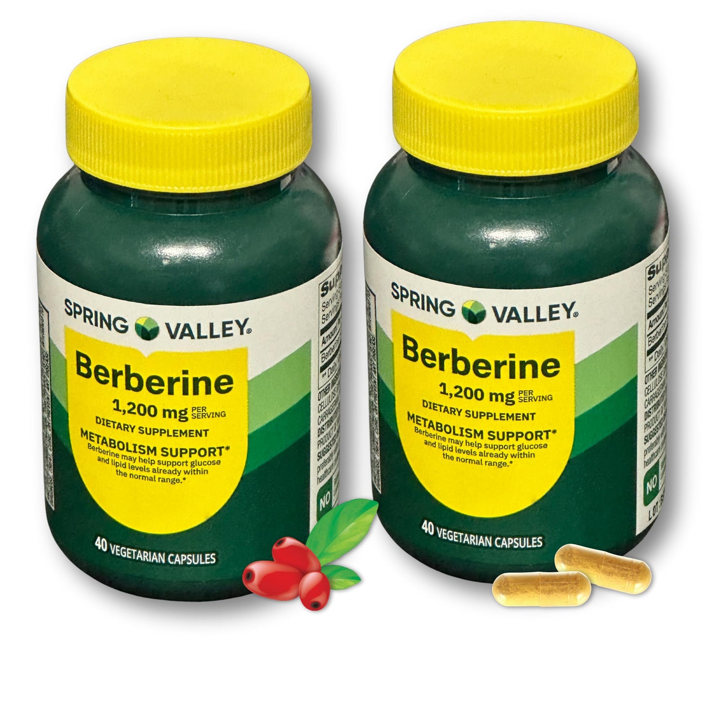 FUSION SHOP STORE Berberine Metabolism Support Capsule 40 Capsules