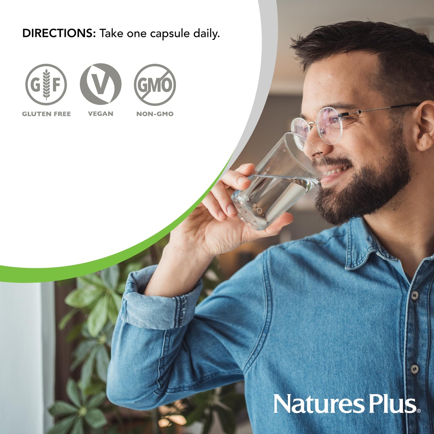 NaturesPlus His Journey Men's Multivitamin Tablets, 60 Count