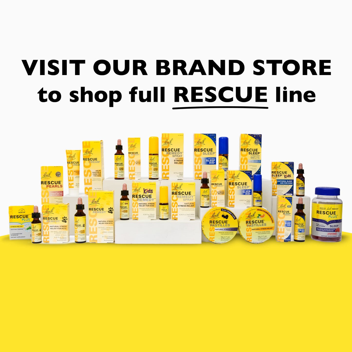 RESCUE Sleep & Mood Gummies, 120 Gummies
