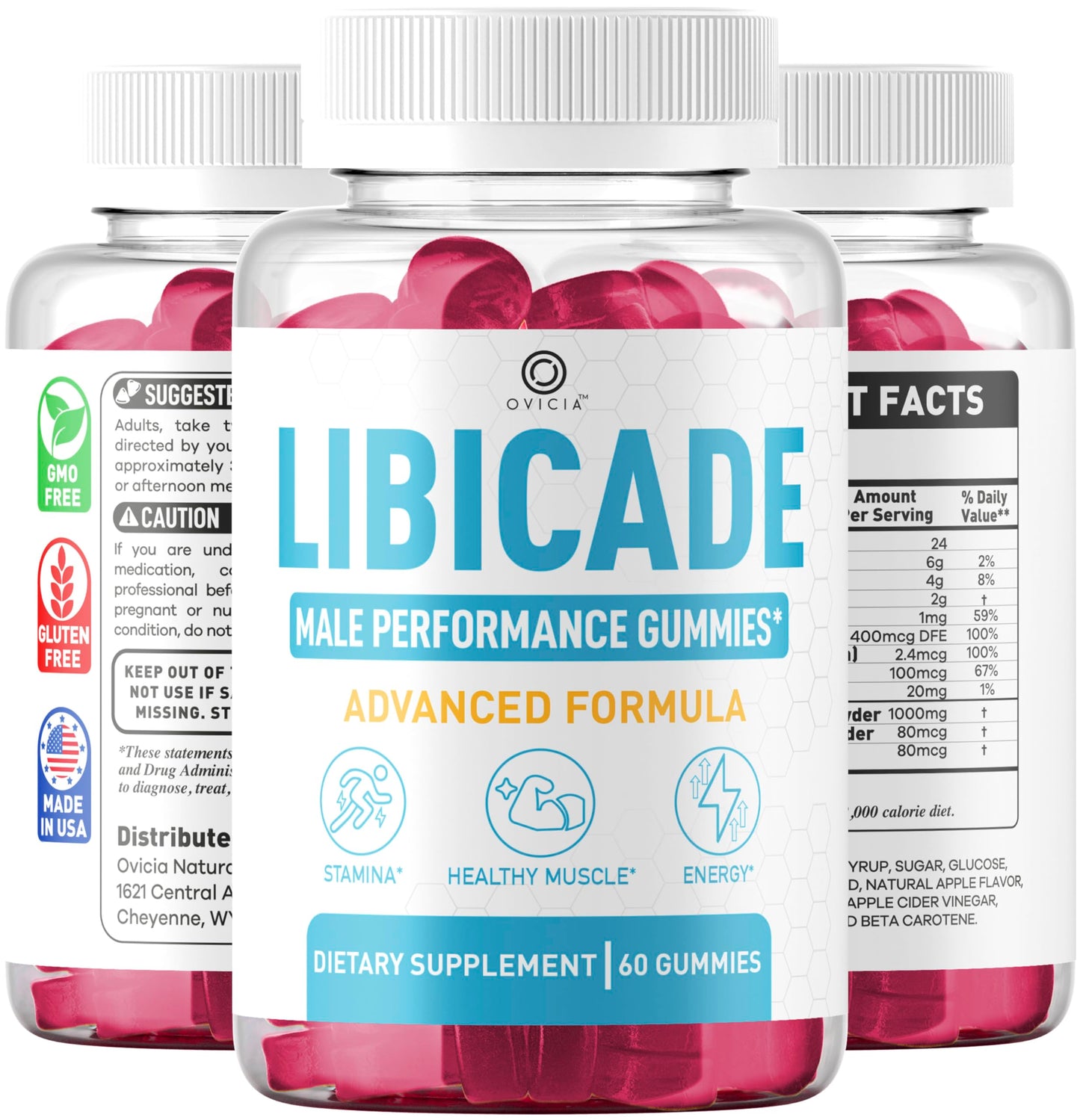 OVICIA Libicade Gummies 60 Gummies