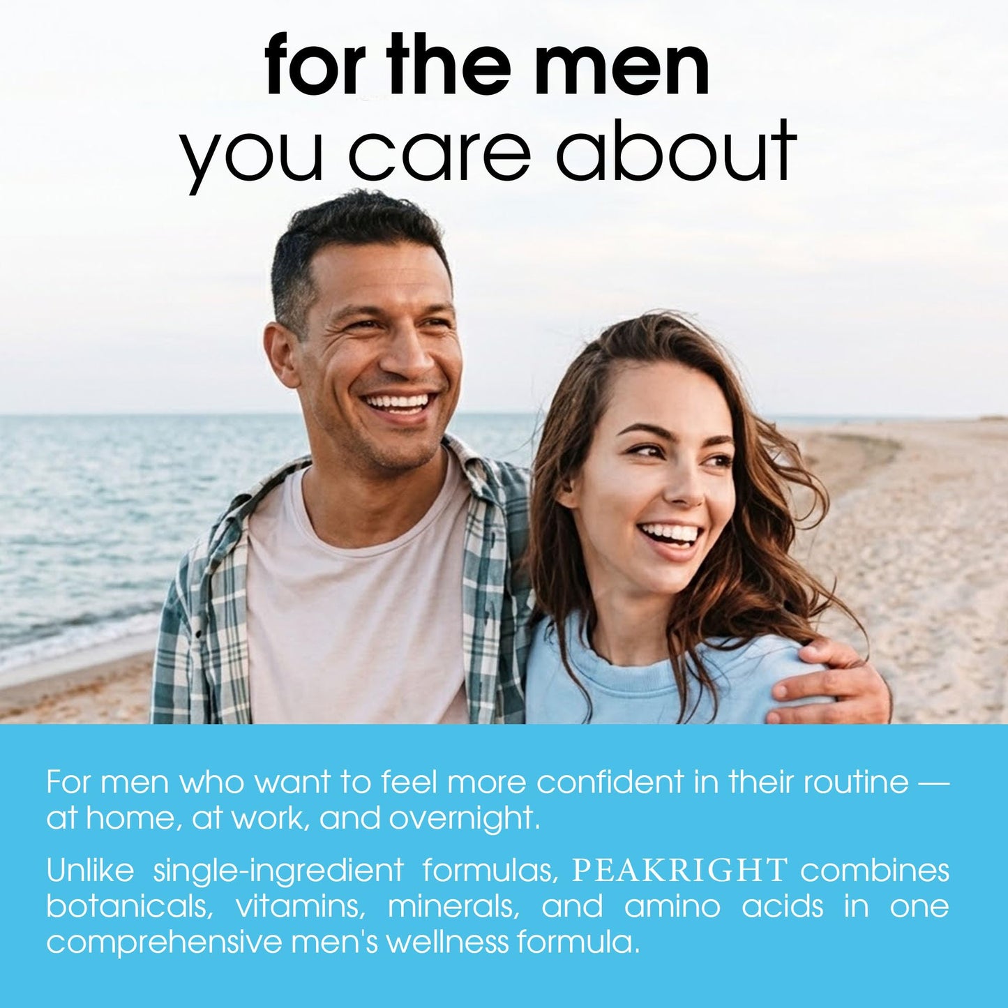 Peakright Prostate Health Supplements for Men 40+ with Saw Palmetto, Pygeum, Pumpkin Seed & Stinging Nettle Root Capsules 60 Count
