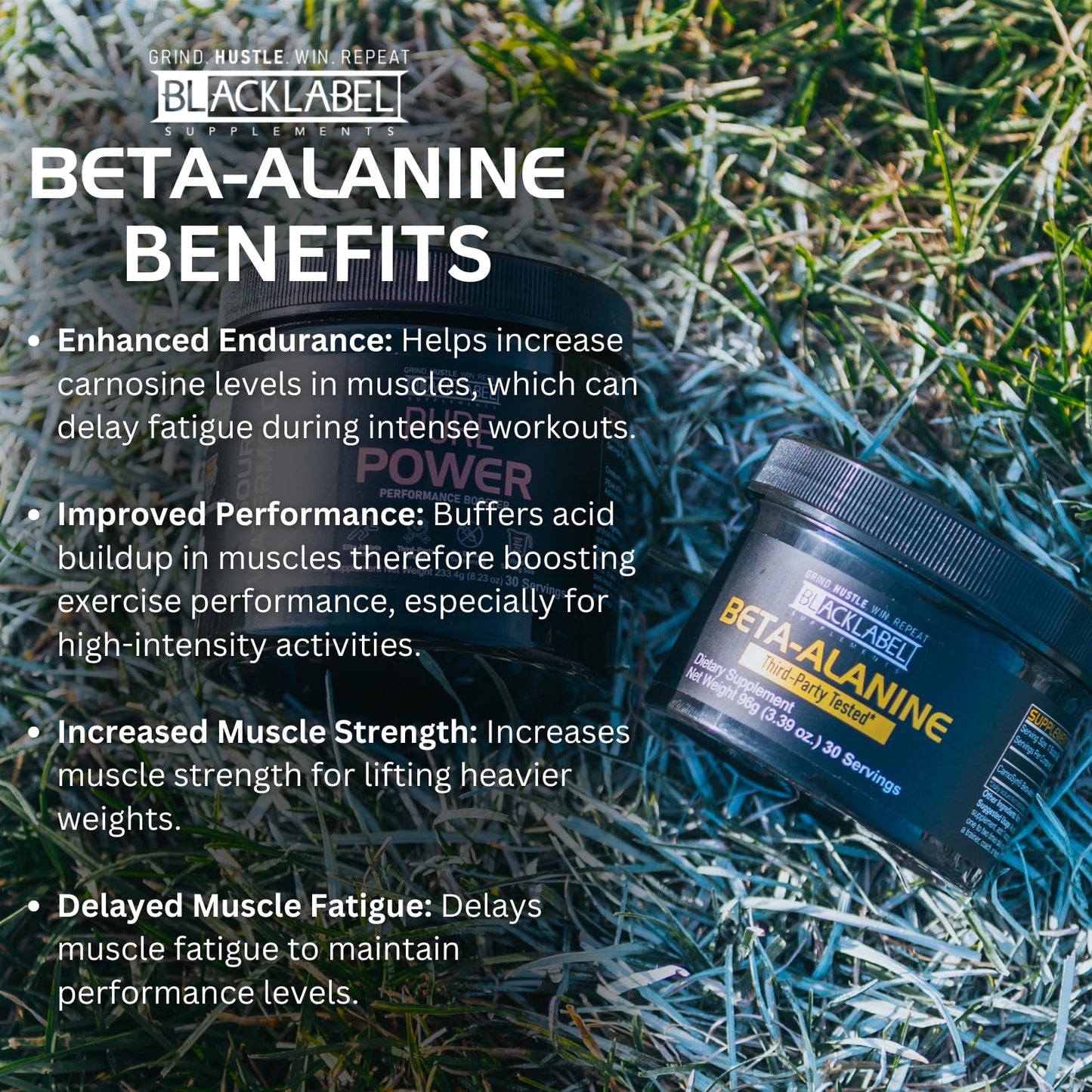 BLACKLABEL Supplements Beta-Alanine Powder 6.77 oz