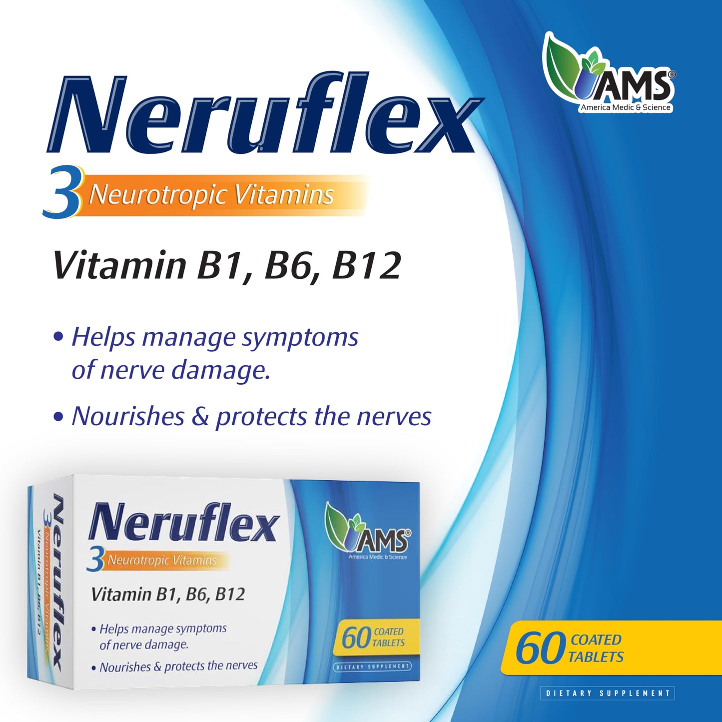 America Medic & Science NeruFlex Tablet 60 Tablets