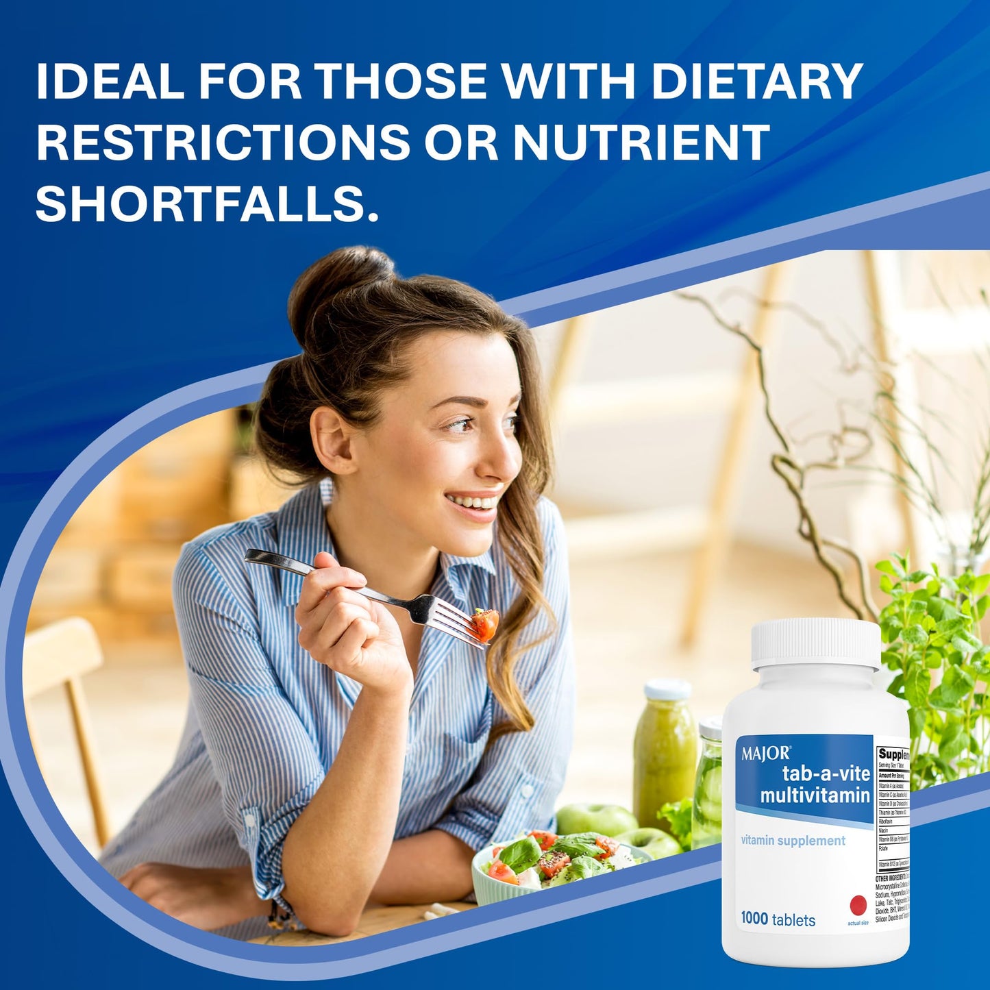 MAJOR Tab-A-Vite Multivitamin Tablets 1000 Count