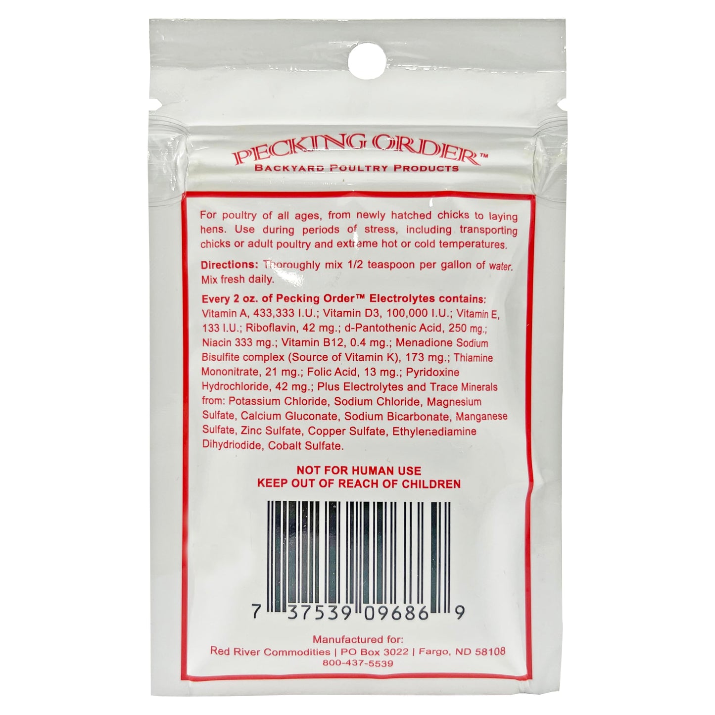 Pecking Order Electrolytes Plus Vitamins & Trace Minerals for Chickens of All Ages Powder 6