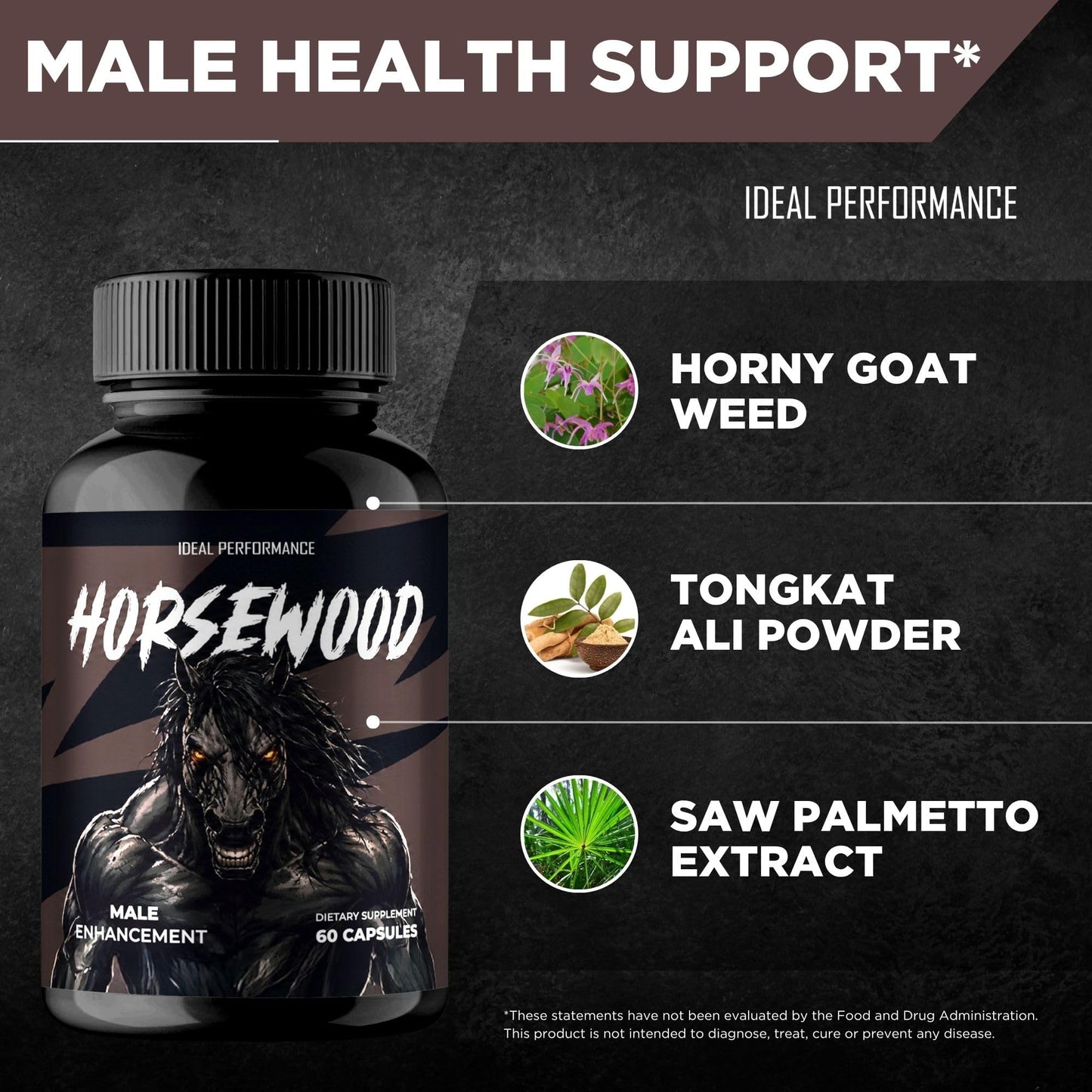 IDEAL PERFORMANCE Horsewood Capsules 300
