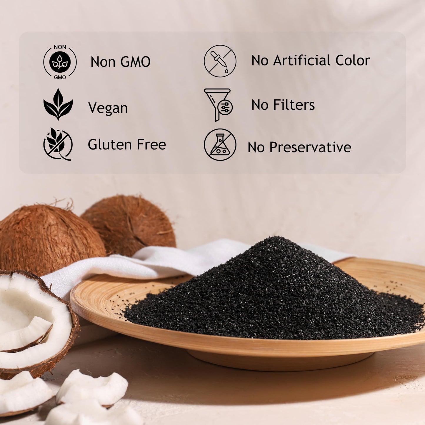 Hebhac Herbs Activated Charcoal Powder 3.5 Ounce