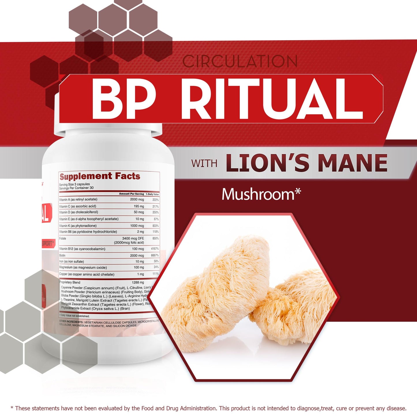 New Vibrations Nutrition BP Ritual Capsule 90 Count
