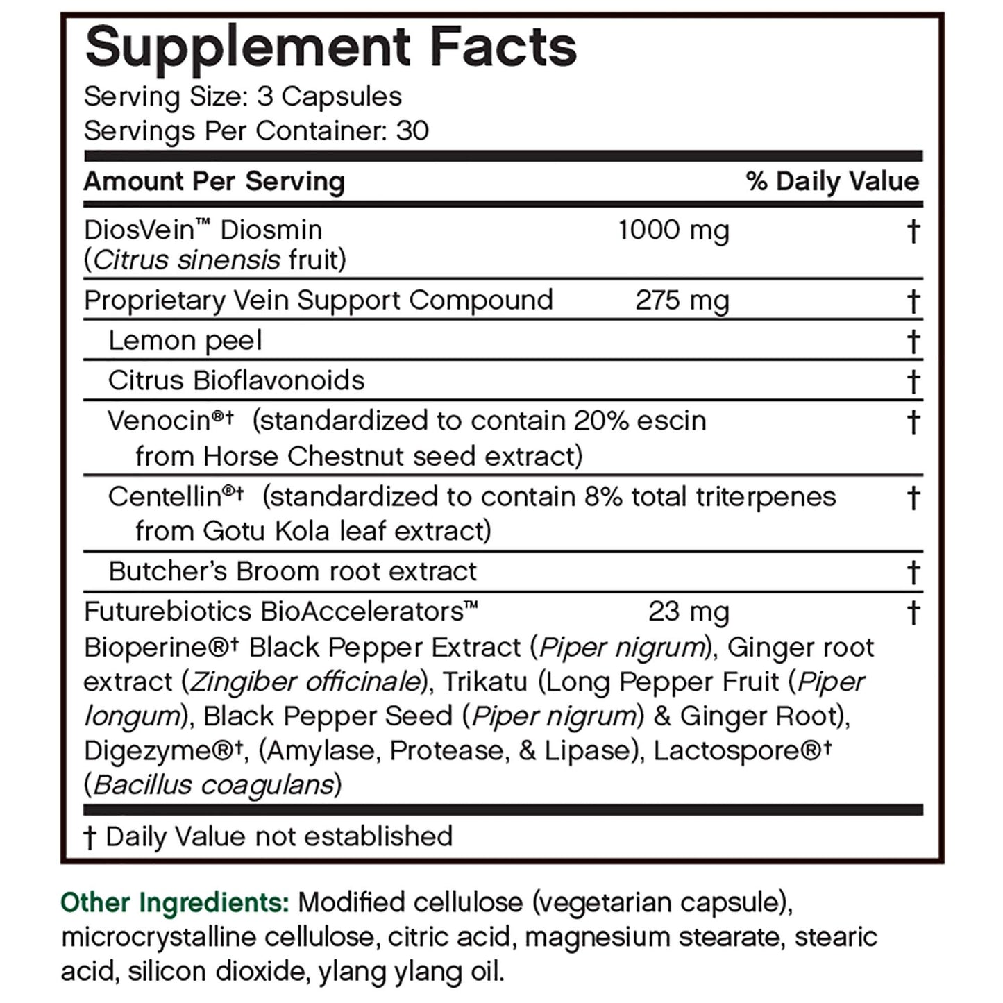Futurebiotics VeinFactors Capsule 90