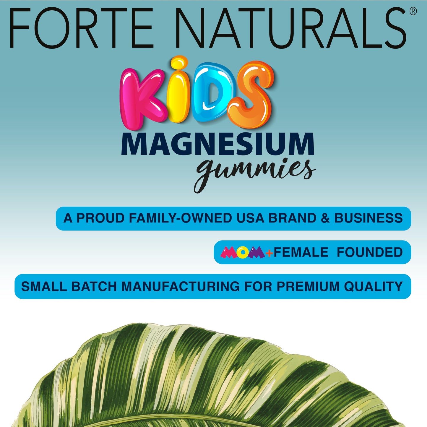 FORTE NATURALS Kids Magnesium Calm Capsules, 60 Count