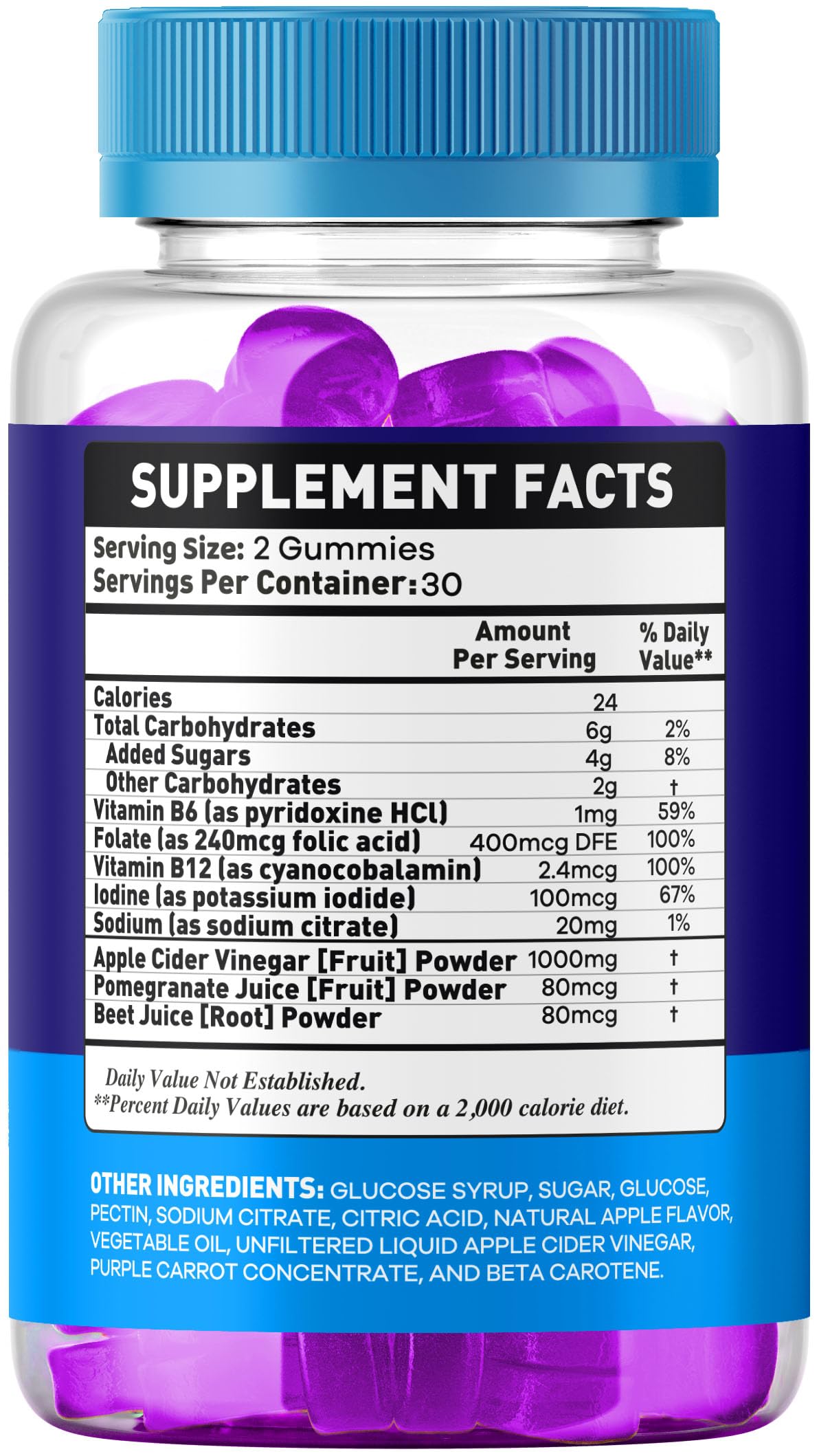 OVICIA Vital Health Gummies 180 Gummies