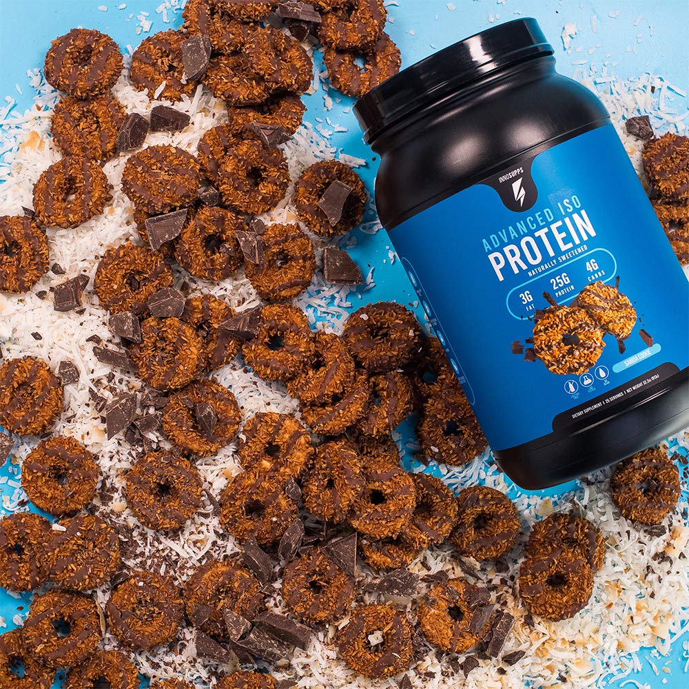 InnoSupps Advanced Iso Protein Whey Isolate Protein Powder Caramel Coconut Cookie, 31.4 Servings