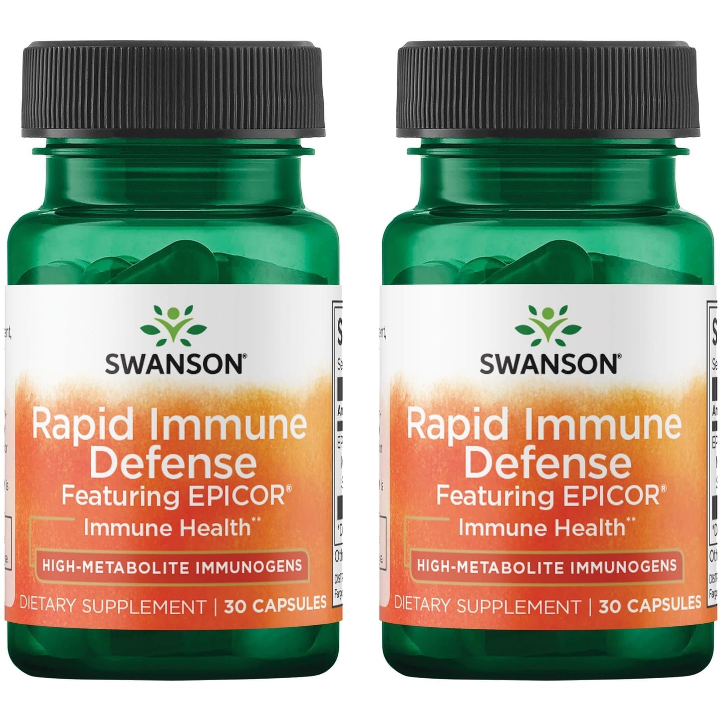 Swanson Rapid Immune Defense Featuring Epicor 500 mg, 60 Capsules