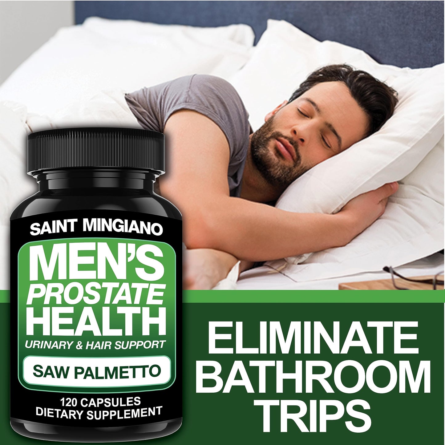 Saint Mingiano Men's Prostate Health Supplement 120 Capsules