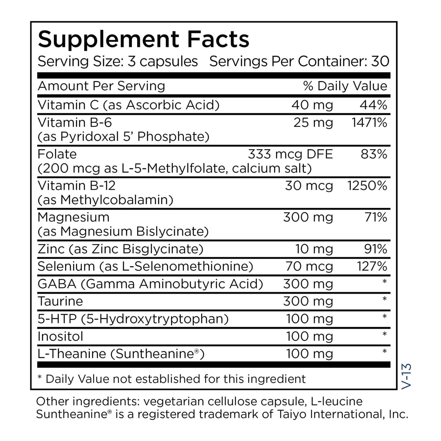 Metabolic Maintenance MetaCalm GABA L-Theanine Capsule, 90 Capsules