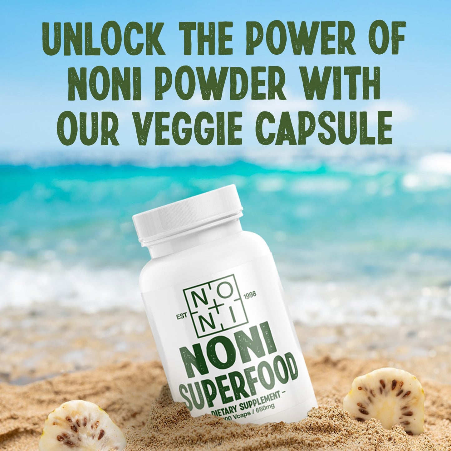 Healing Noni Noni Fruit Powder Softgels 400