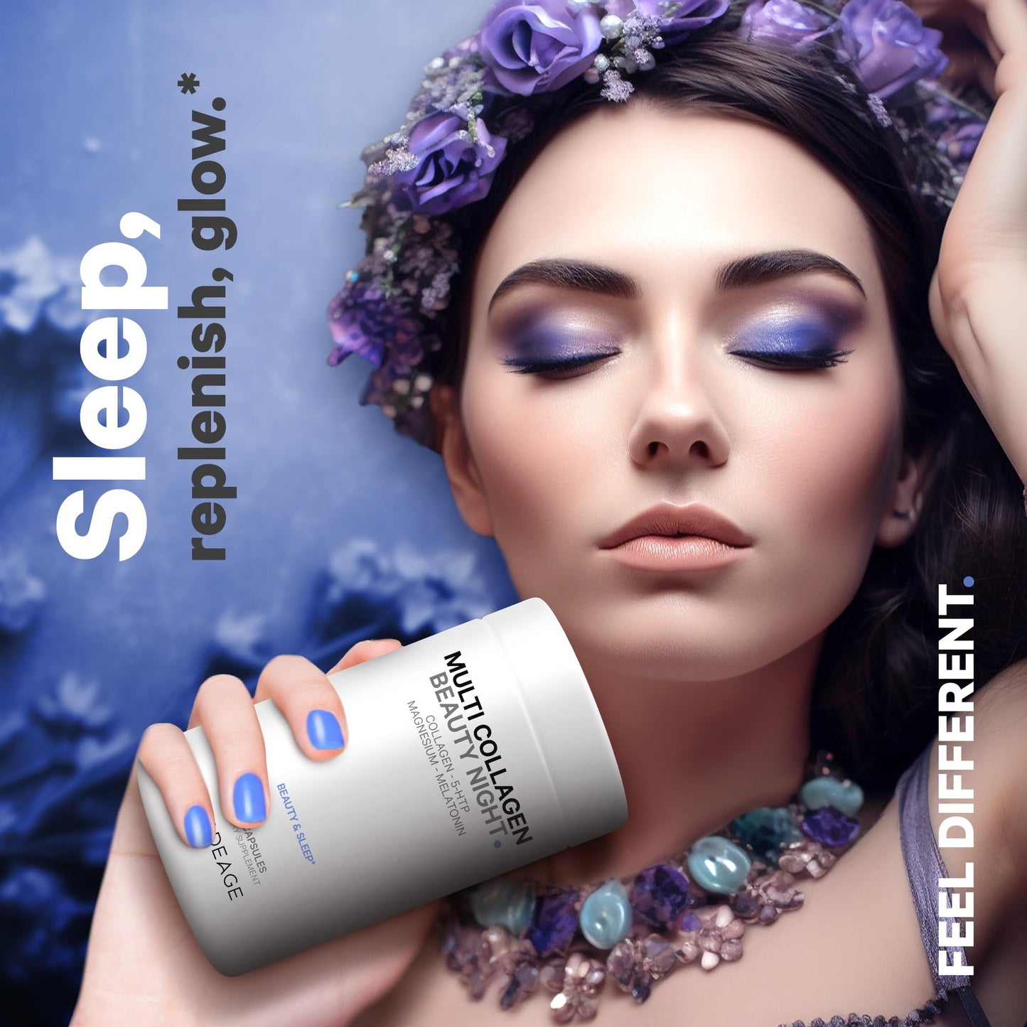 Codeage Multi Collagen Protein Beauty Night Capsules 150 Count