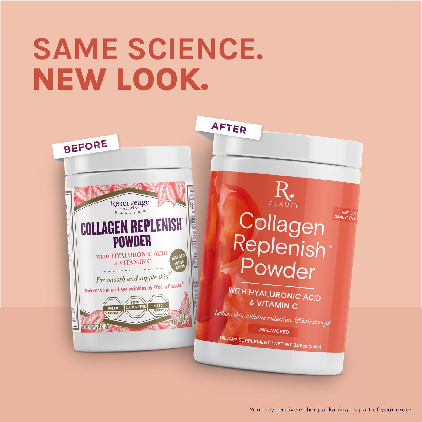 Reserveage Nutrition Beauty Collagen Replenish Powder, 8.25 oz