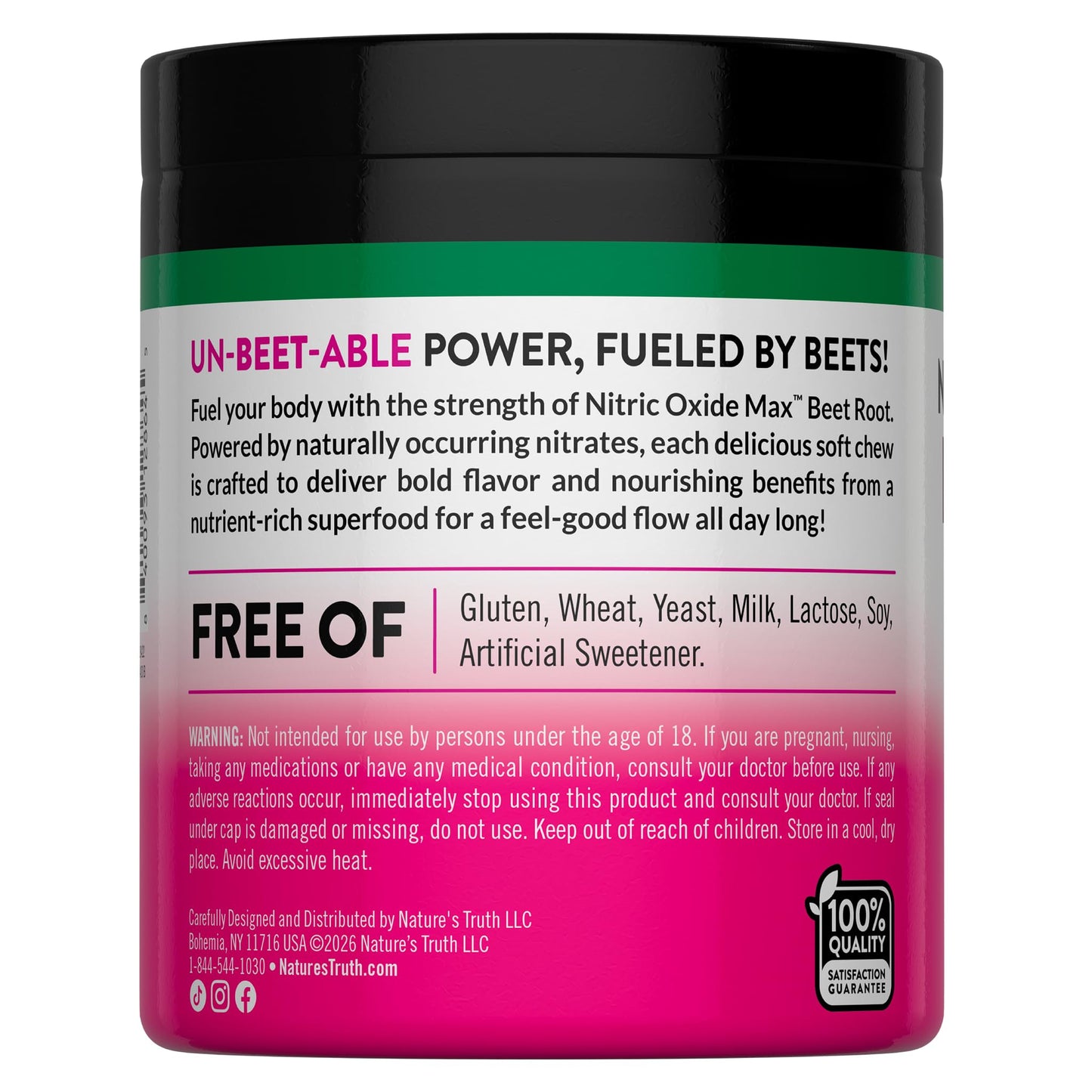 Nature's Truth Beet Root Chews Soft Chew 60