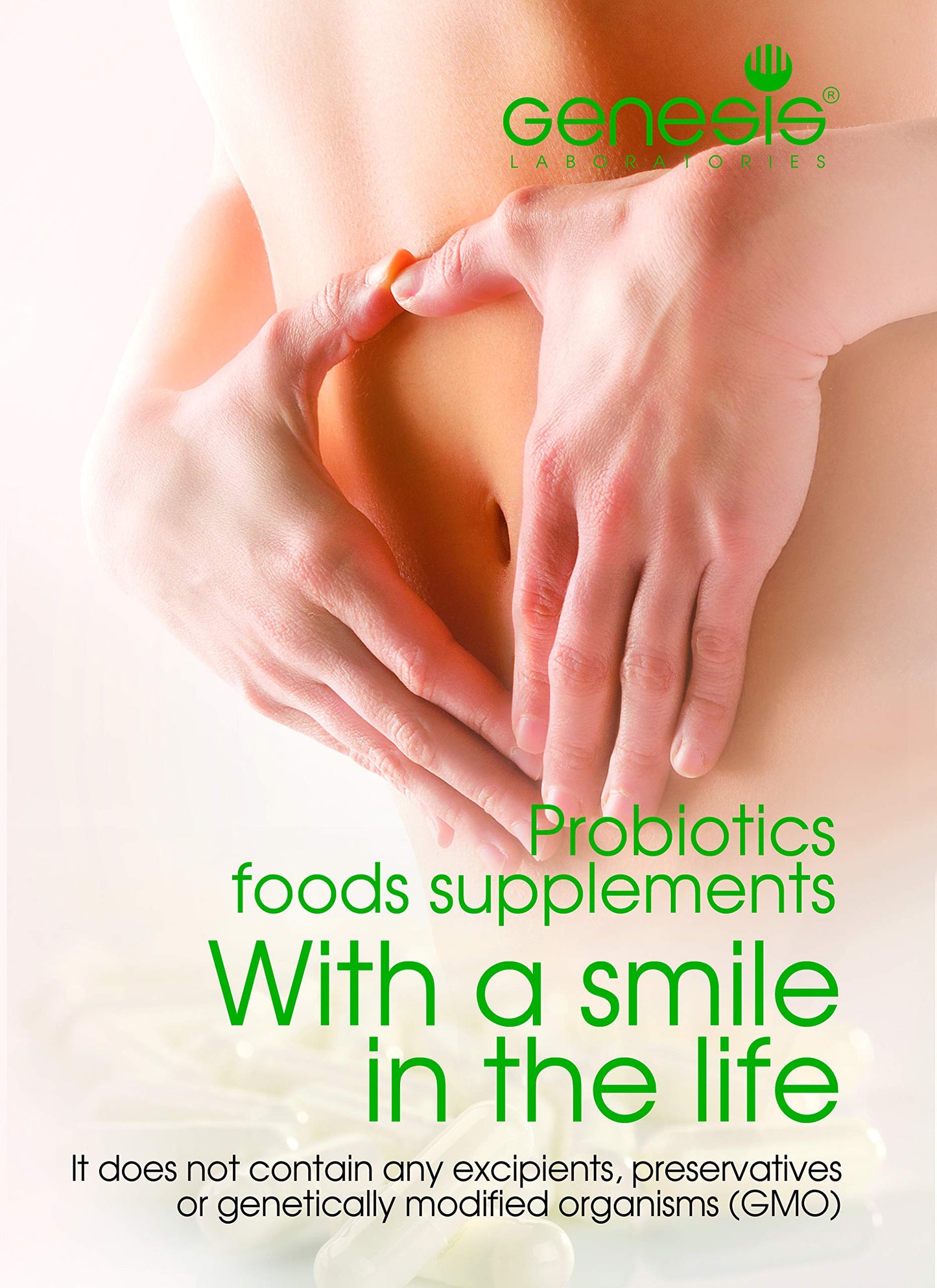Genesis LABORATORIES Bifidobacterium Complex BB Probiotic Capsules, 30 Count