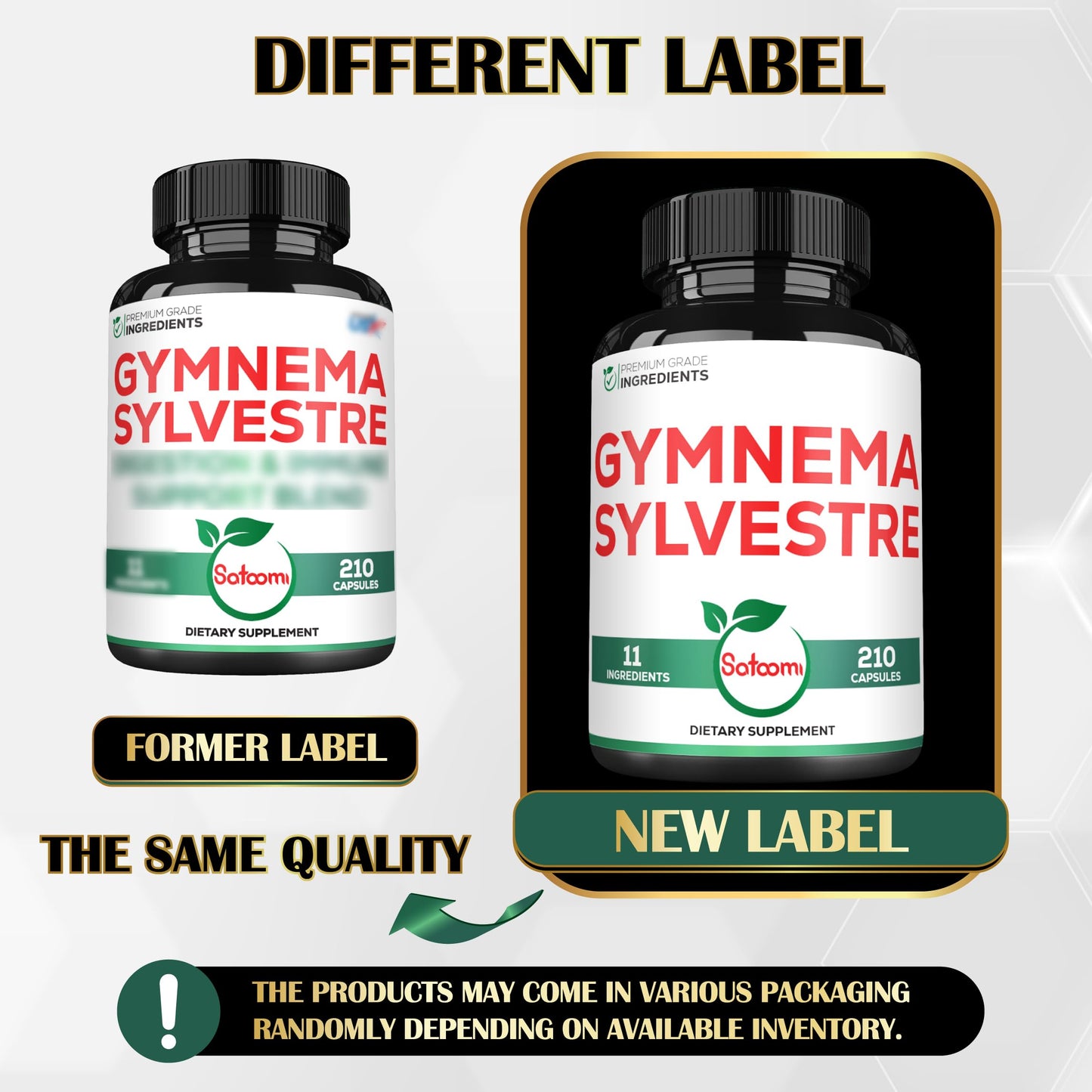 Satoomi Gymnema Sylvestre 1000mg Capsule 210 Count