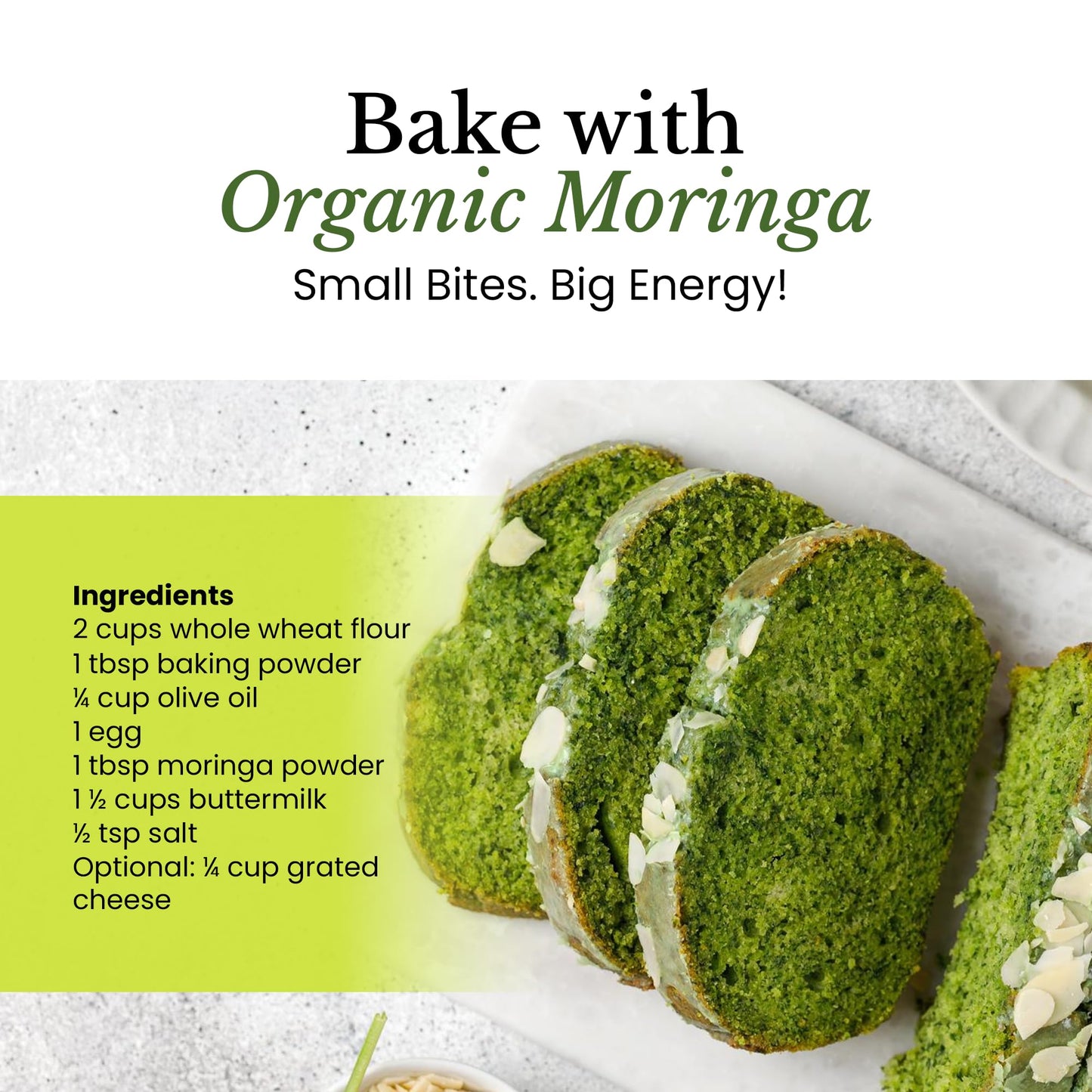 THE SOURCE MATTERS USDA Organic Moringa Superfood Powder, 6