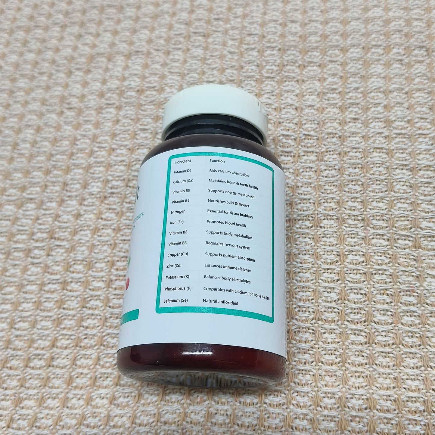 Dr.Xerfit Mineral & Vitamin Supplement with Calcium, Zinc, Iron, Vitamin D, Potassium, Selenium, Copper & B Vitamins, 60 Capsules