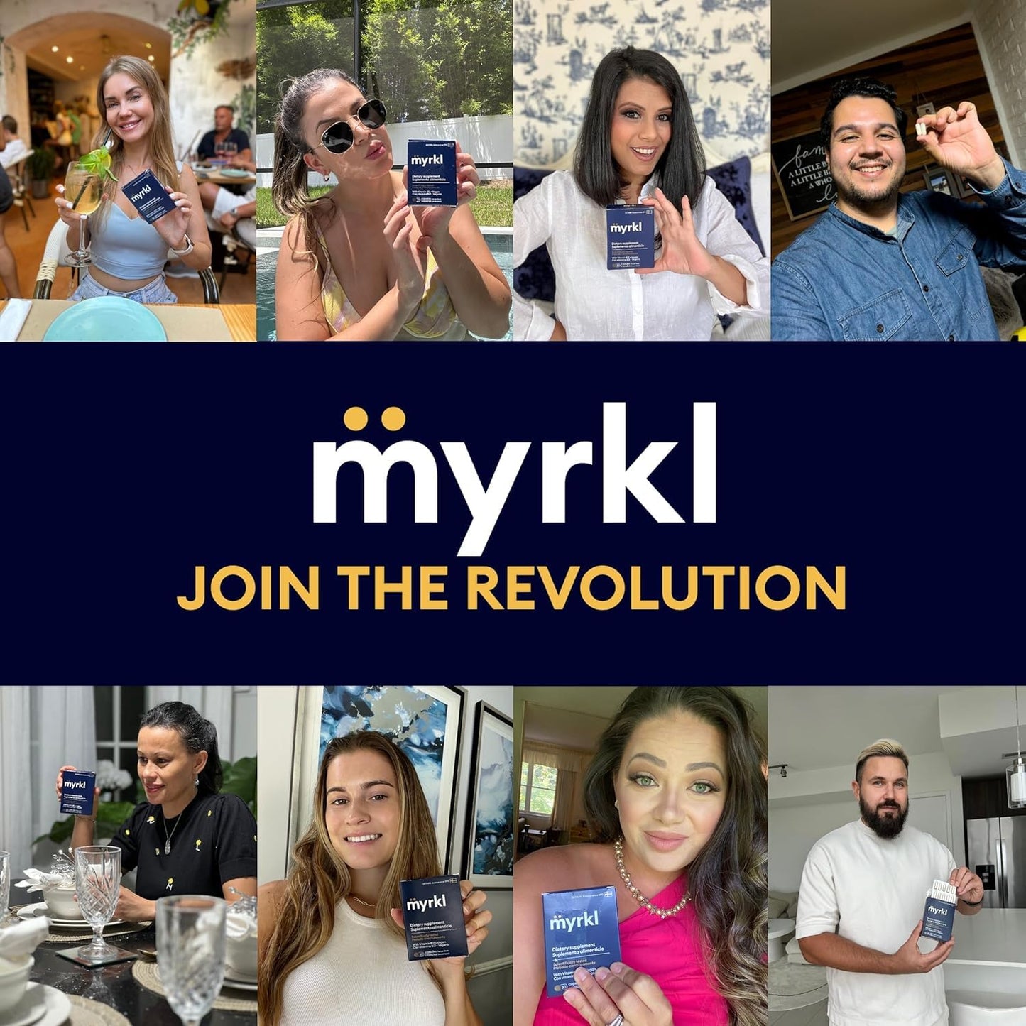 Myrkl Unique Pre-Drinking Supplement for Liver Health Support with Probiotic, L-Cysteine & Vitamin B12, 30 Capsules