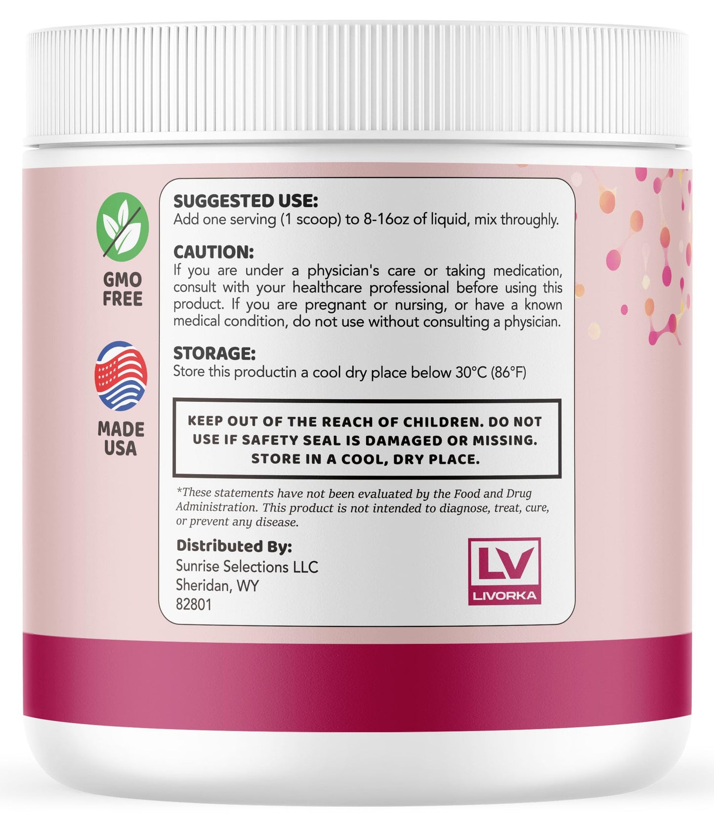 LIVORKA DermaBrew Max Powder 12 oz Pack of 2