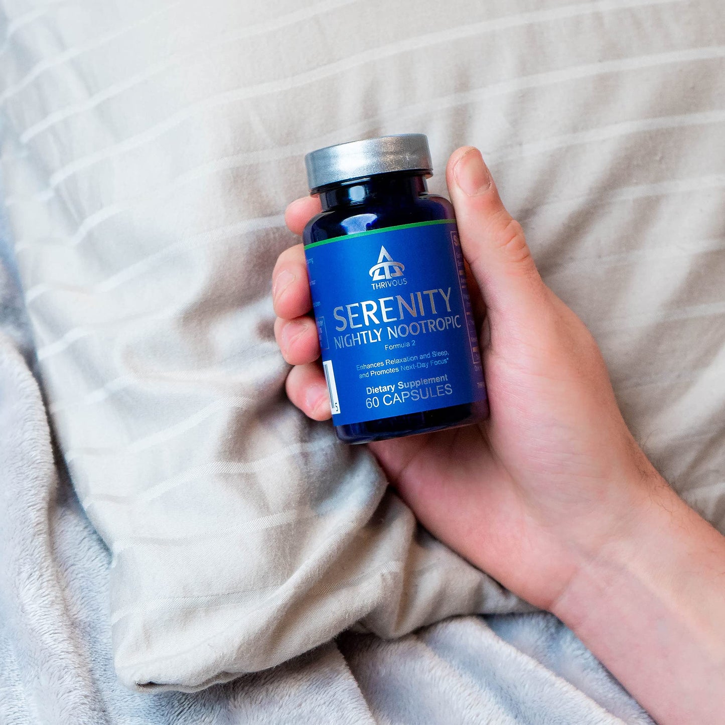 Thrivous Serenity Nightly Nootropic Sleep & Relaxation, 60 Capsules