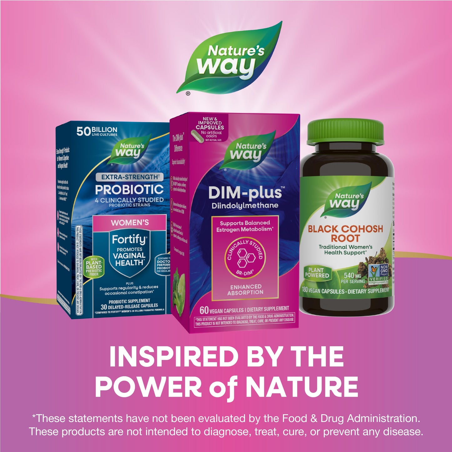 Nature's Way DIM-Plus DIM Supplement BR-Diindolylmethane 100 mg Capsules 60 Count