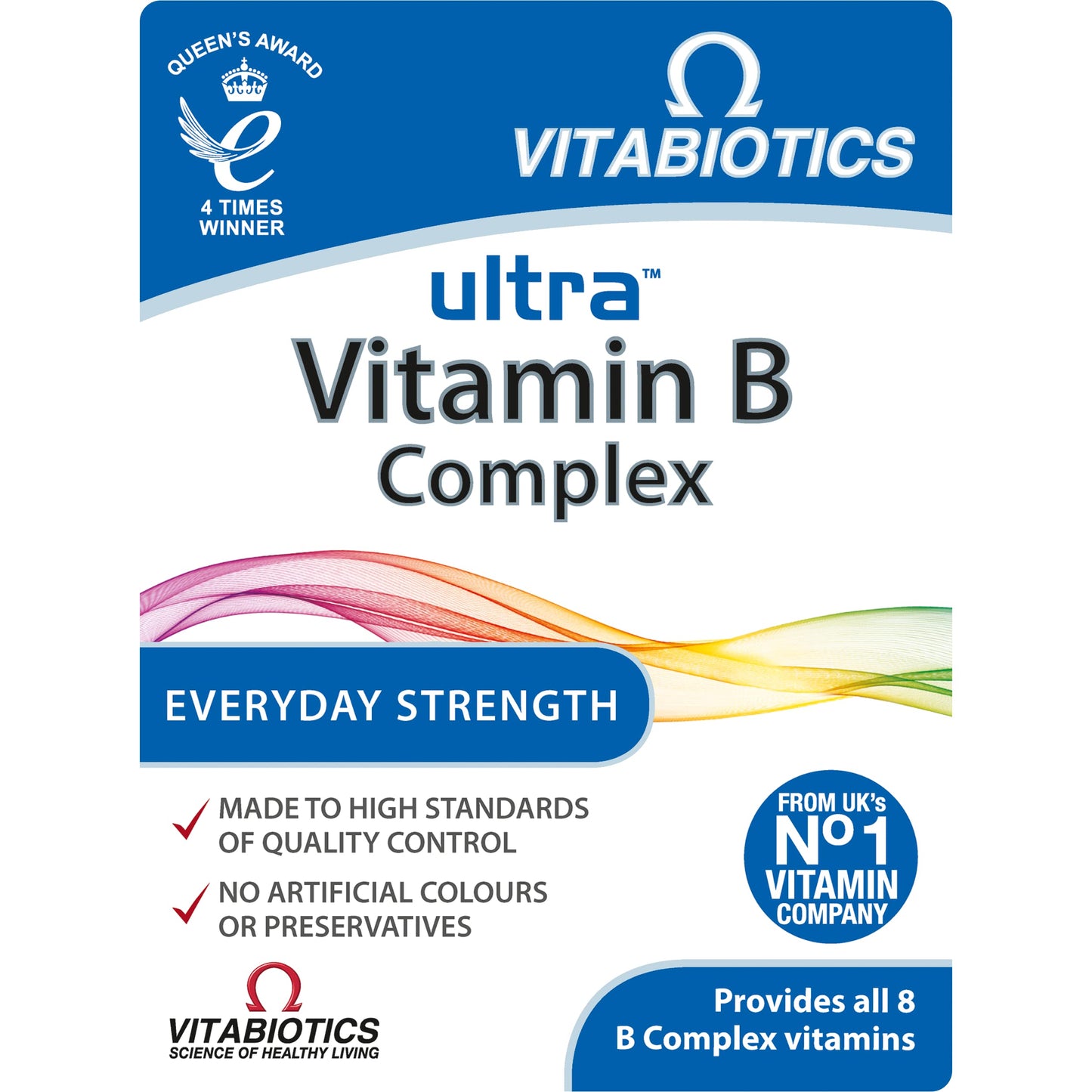 Vitabiotics Ultra Vitamin B-Complex Tablets 60 Tablets