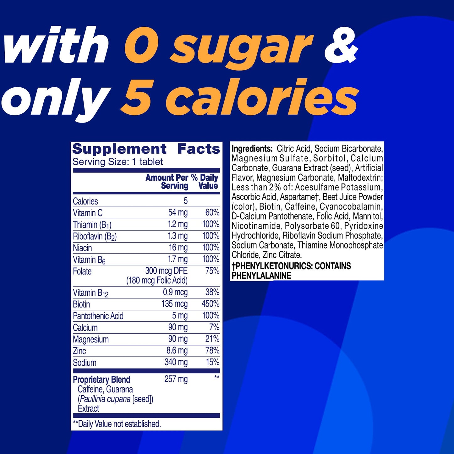Alka-Seltzer Energy Boost Tablet, 10 Count