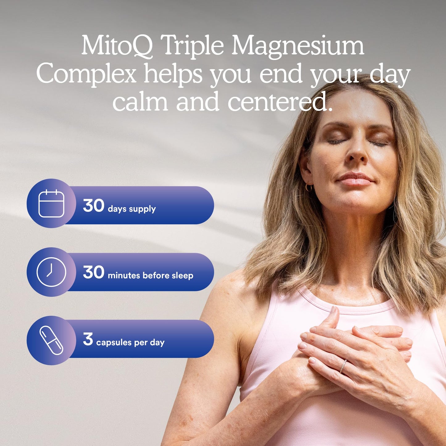MitoQ Triple Magnesium Complex 90 Capsules
