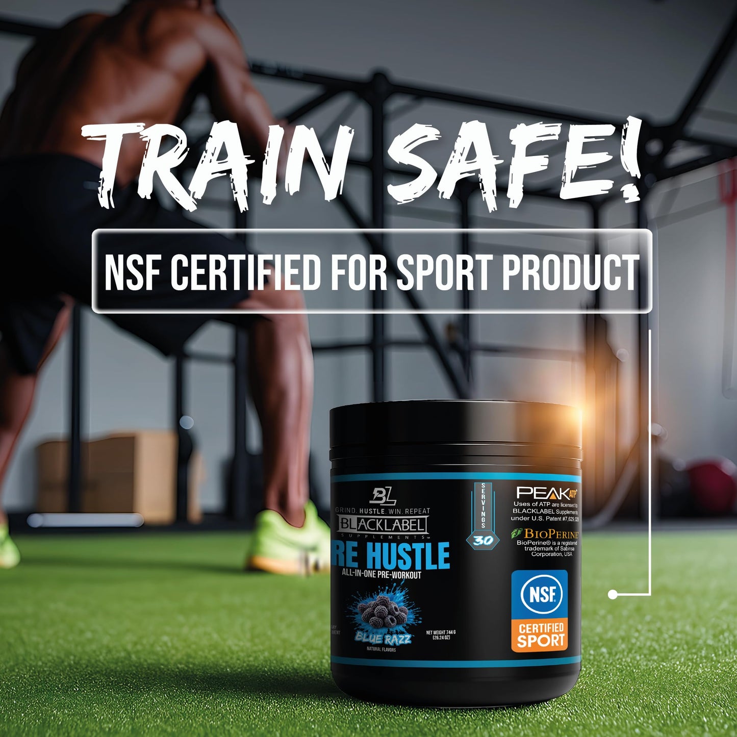 BLACKLABEL Supplements PRE Hustle V3 NSF Certified for Sport Pre-Workout Powder (26.24)