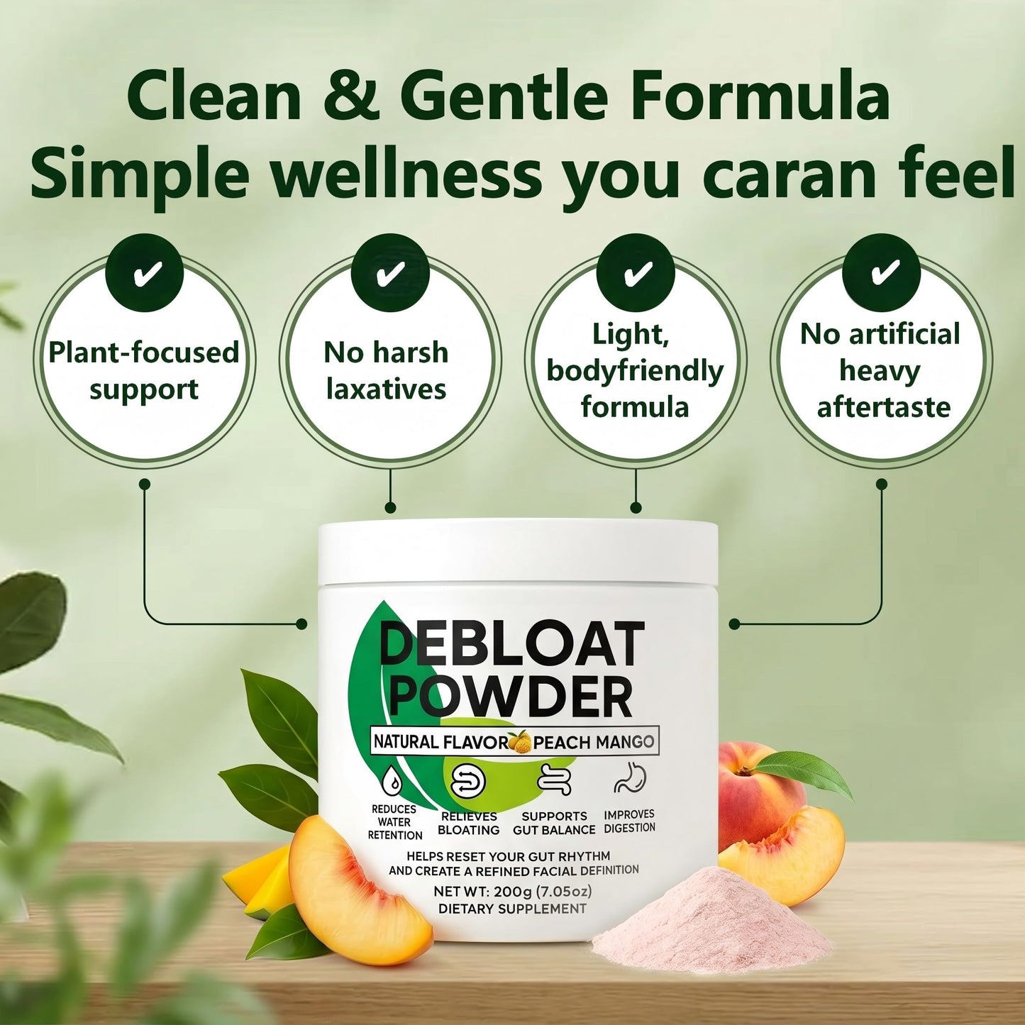 Sentk Debloat Powder 1 oz