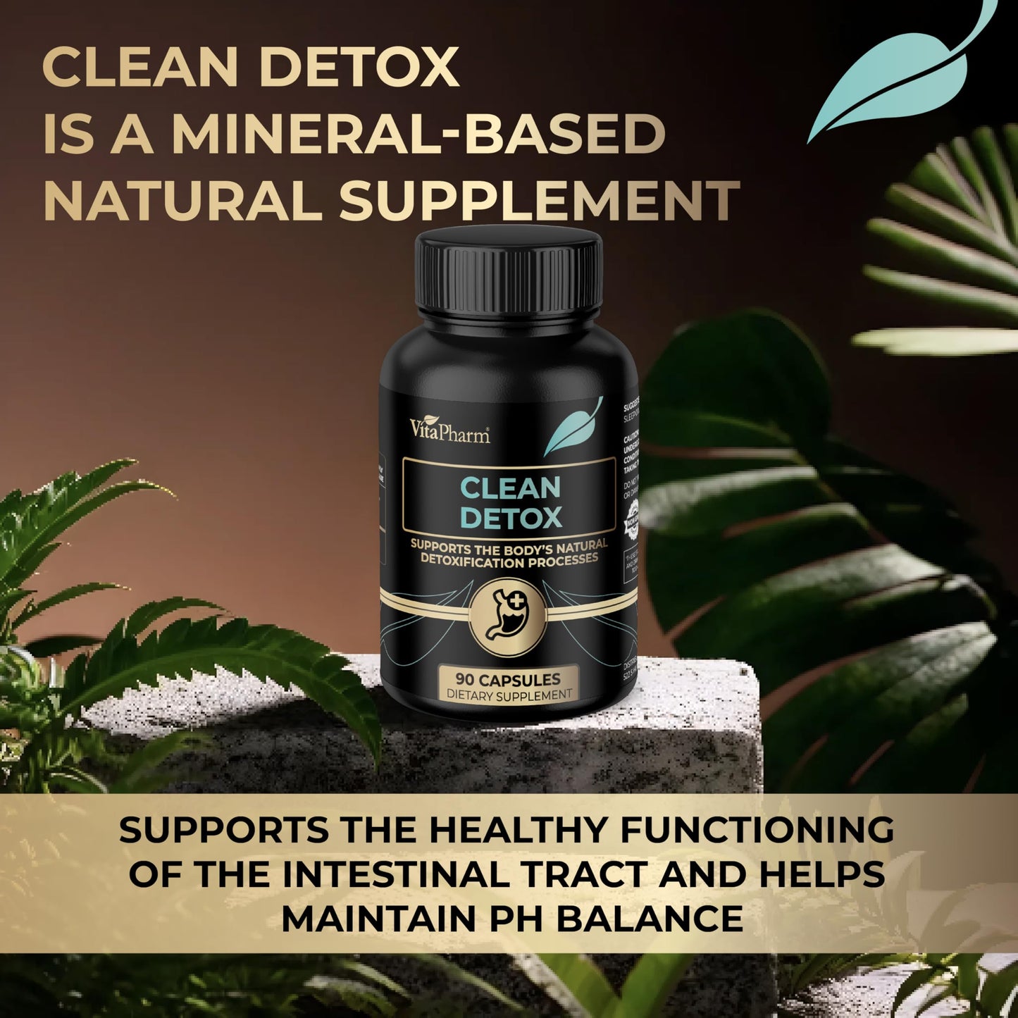 VitaPharm Clean Detox Zeolite Capsules, 90 Count
