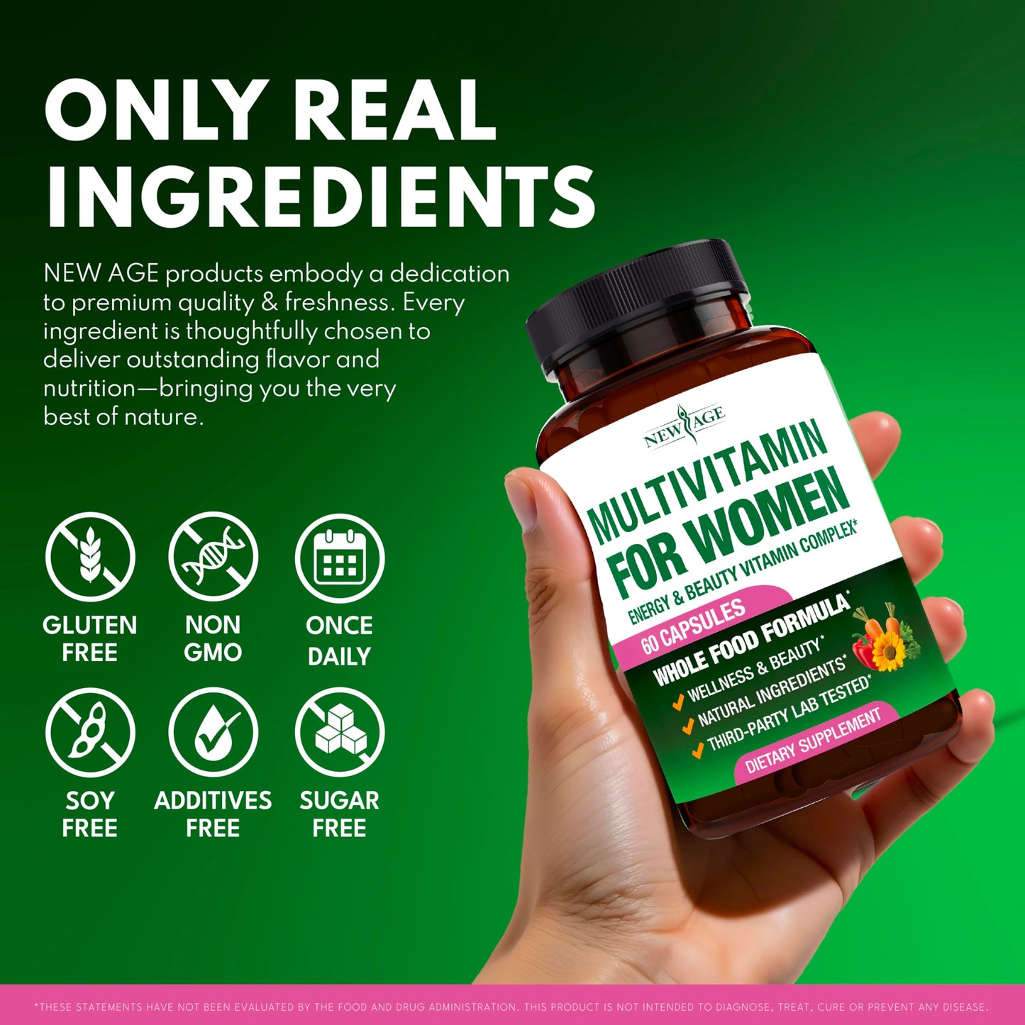 NEW AGE Multivitamin for Women Capsule, 60 Count